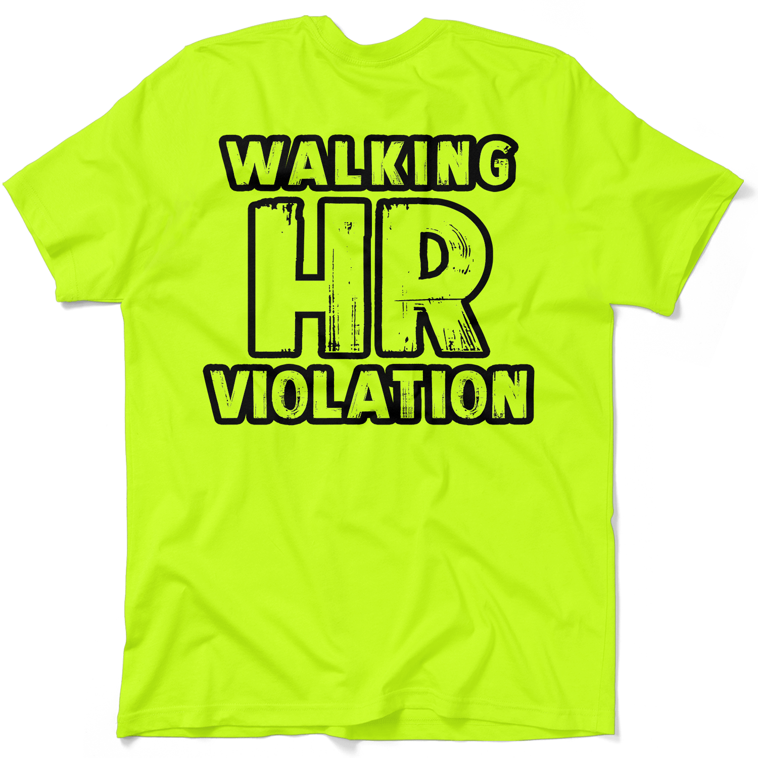 HR Violation - Safety Yellow T-Shirt - OVERLANDERS Outfitter