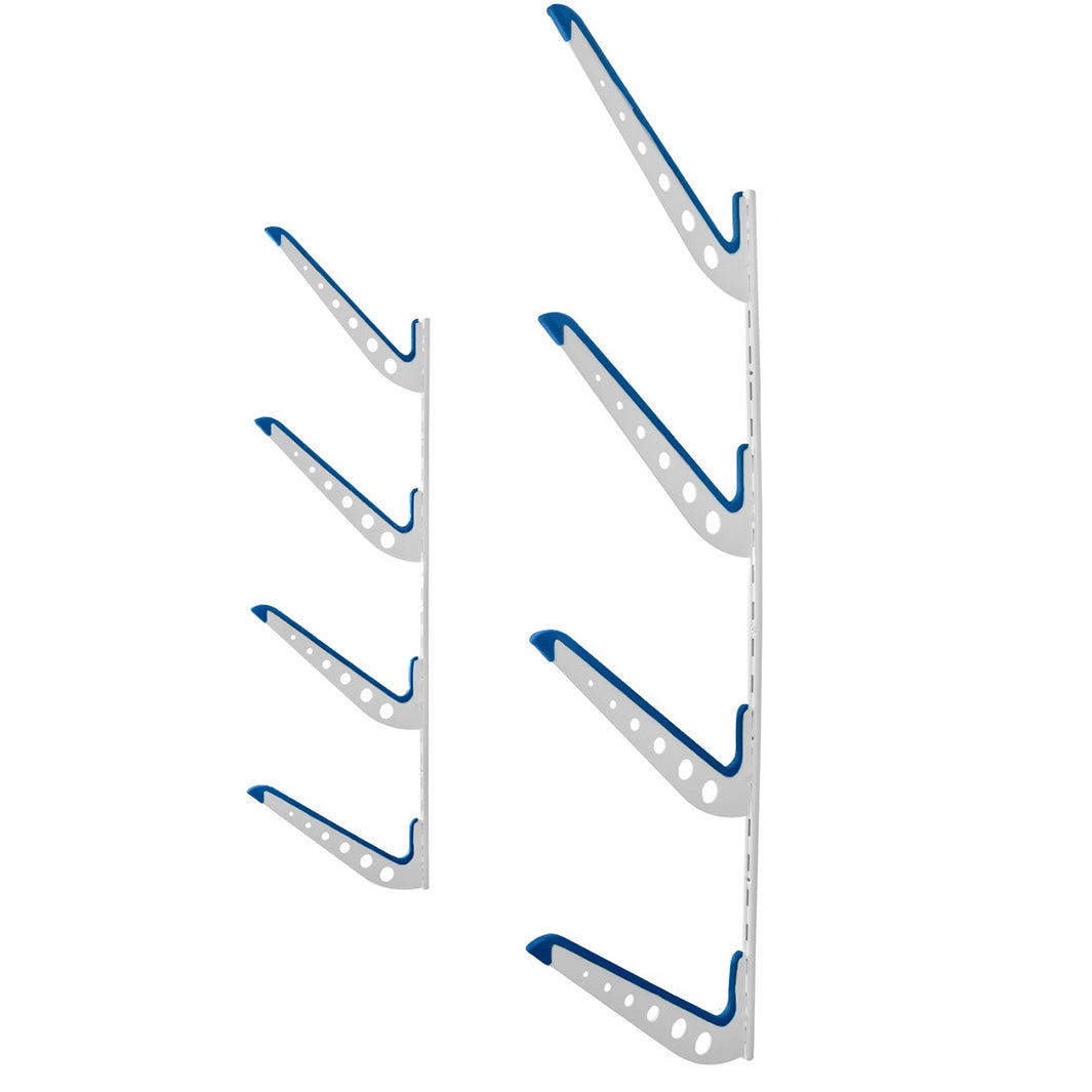 XSR Adjustable Wall Rack | Multi-Use | 4 Levels | White - OVERLANDERS Outfitter