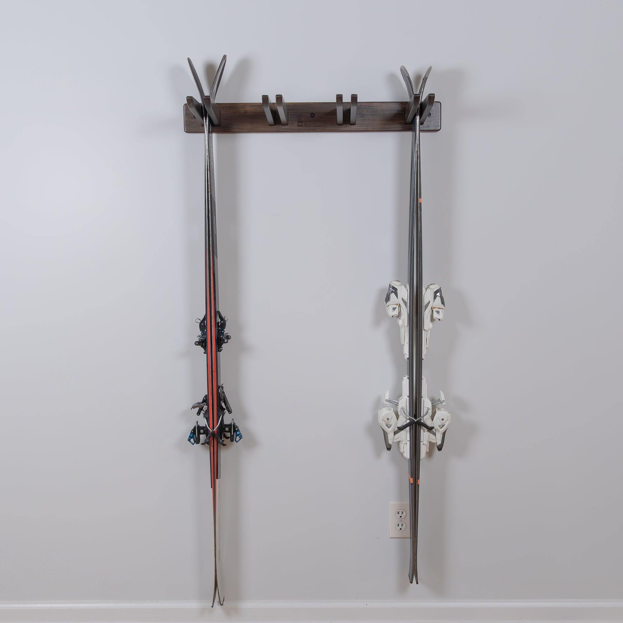 Tuscarora Ski and Snowboard Wood Rack | Holds 4 Pairs - OVERLANDERS Outfitter