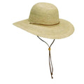 Women’s organic sun hat from Scala Wanderer collection by HatCountry, featuring wide brim and natural fabric for sun protection.