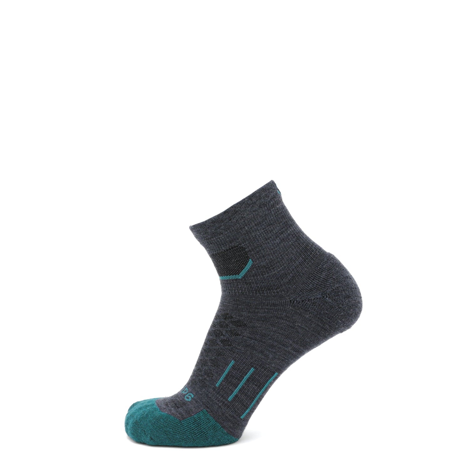 3 Pack Wave - Run 1/4 Crew Runweight Merino Wool Sock - OVERLANDERS Outfitter