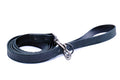 Celtic Sport Midnight Black Leather Dog Leash - OVERLANDERS Outfitter