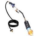 Flame King Auto Ignition Heavy Duty Propane Torch Weed Burner 340,000 BTU with Blast Trigger