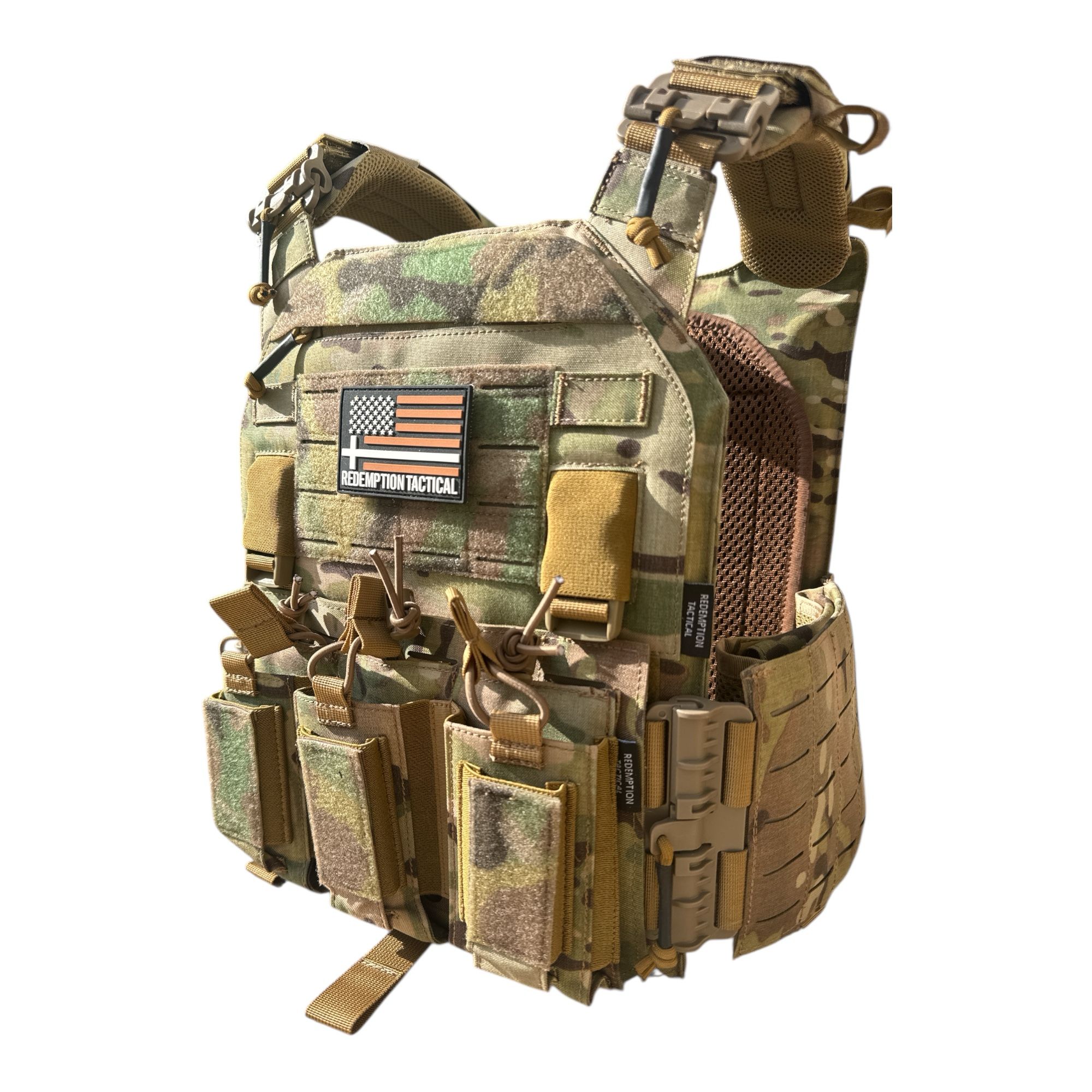 NIJ Certified LEVEL IV Crusader 2.0 Kit (2) 10x12 Front/Back Ceramic Plates + Crusader 2.0 Carrier - OVERLANDERS Outfitter