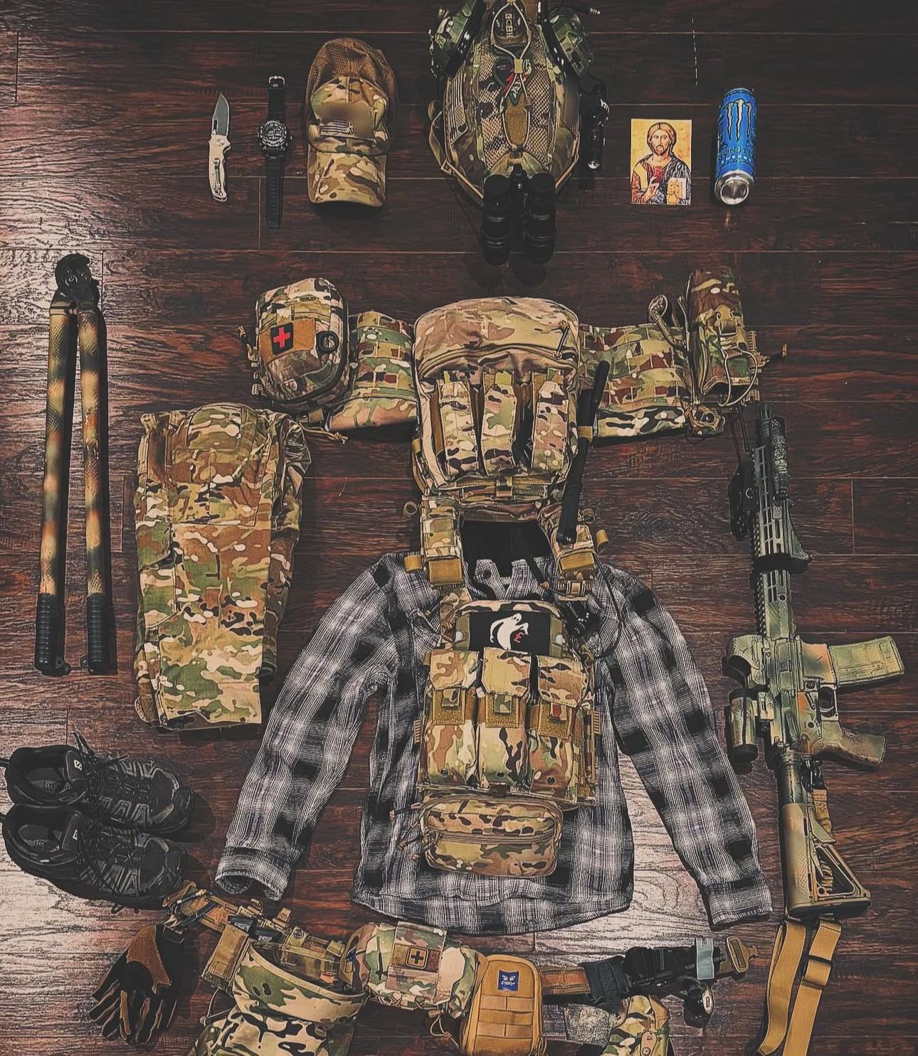 Redemption Tactical RT Crusader 2.0 armor kit with lightweight Level IV front and back plates, 10x12 size, full vest kit.