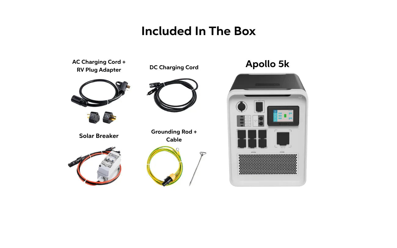 Hysolis Apollo 5K Ultra-Fast Portable Solar Power Station - We The Collective