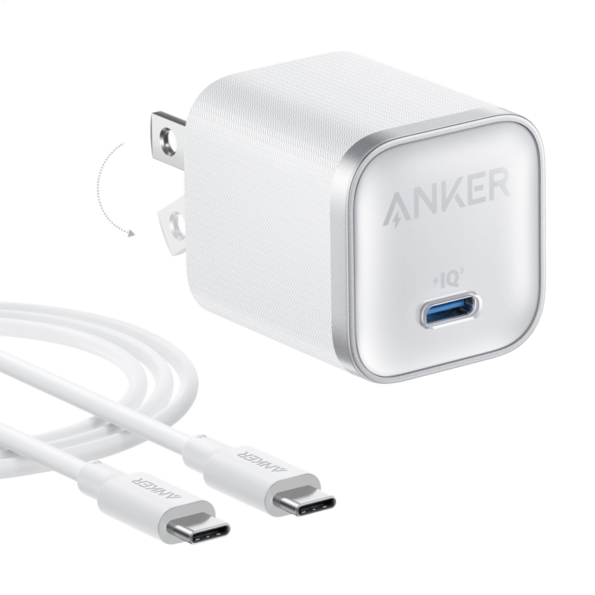 Anker Nano Charger (45W) with USB-C to USB-C Cable - We The Collective