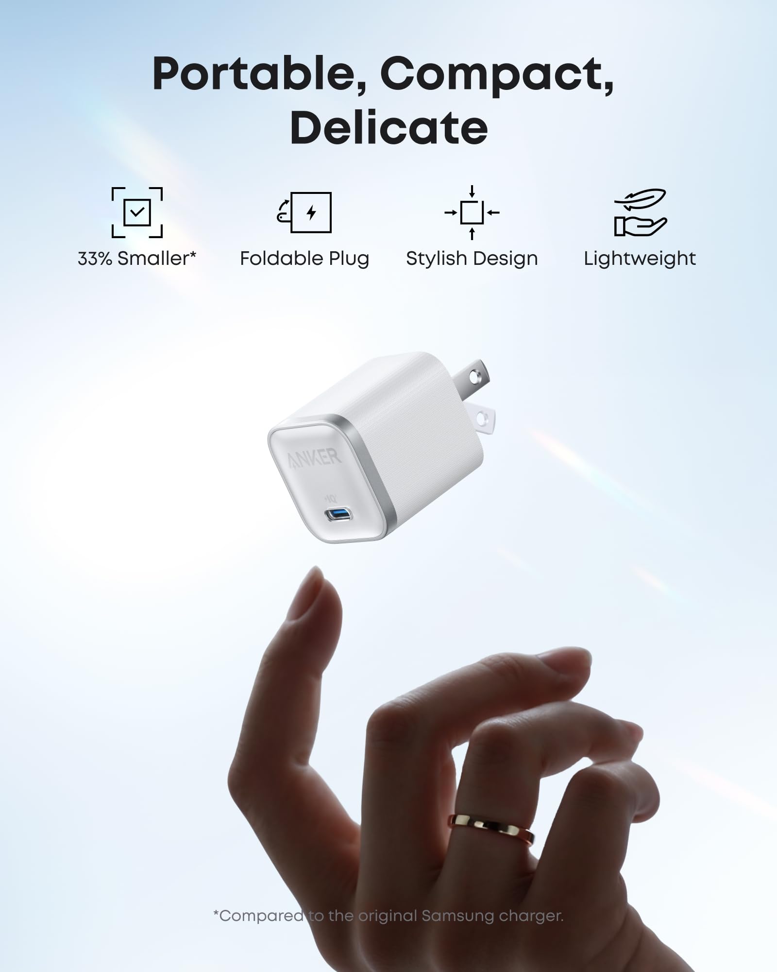 Anker Nano Charger (45W) with USB-C to USB-C Cable - We The Collective