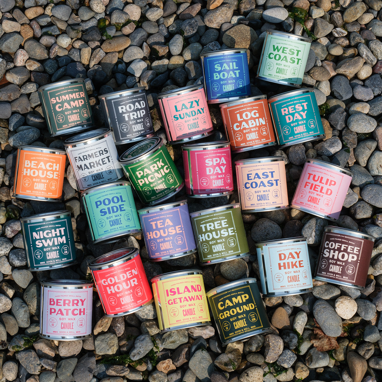 Log Cabin Happy Place Candle - We The Collective