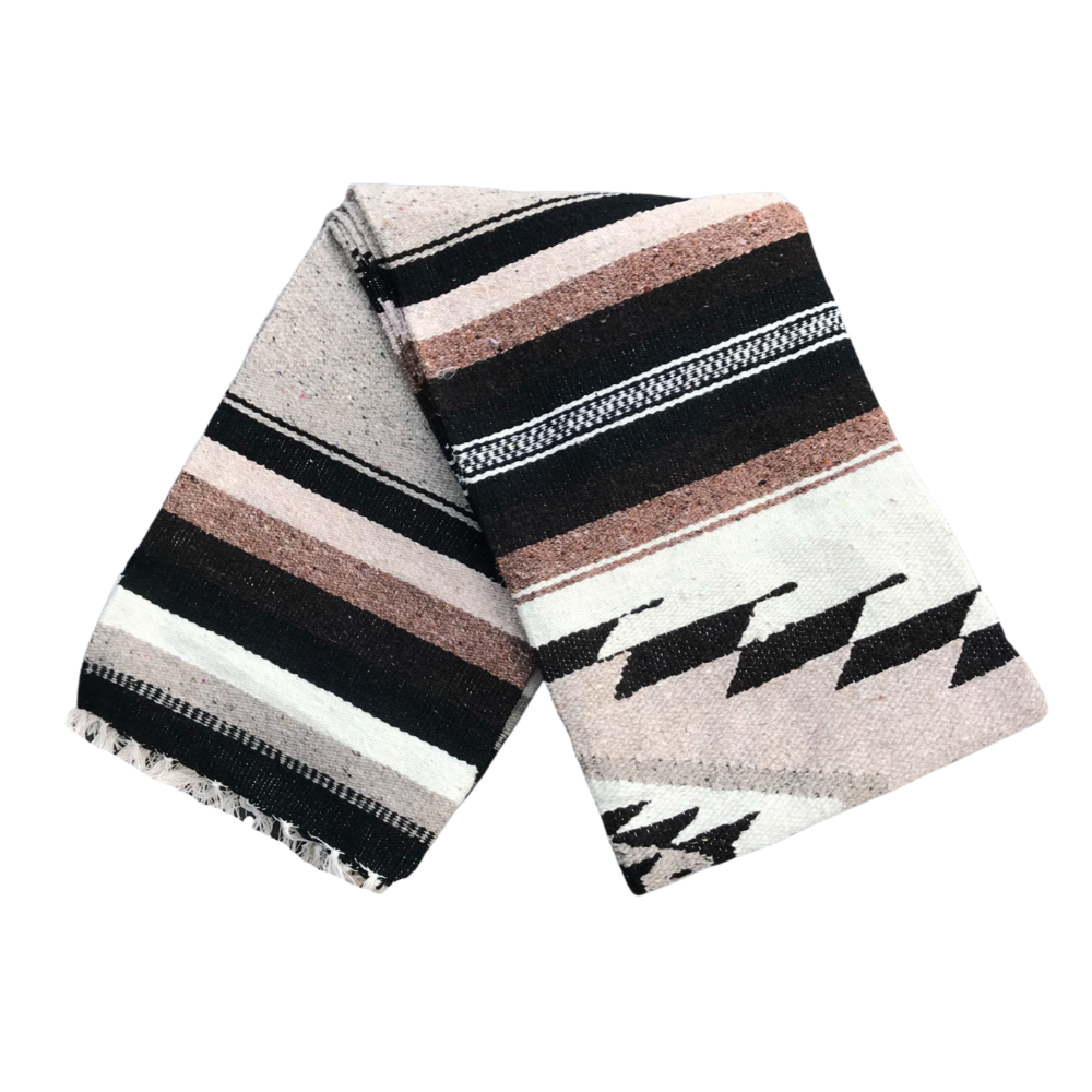 Brown Wool Mexican Blanket - OVERLANDERS Outfitter