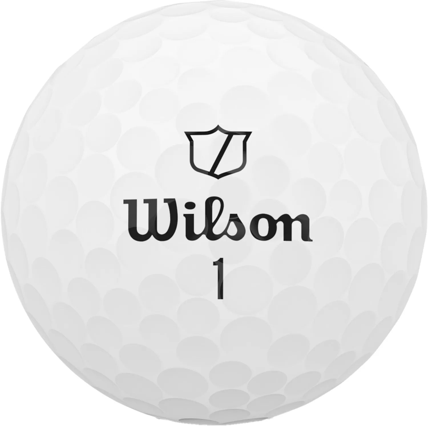 Wilson 2025 Duo Soft TRK360 golf balls by ParWestGolf, showing a close-up of the white golf balls with brand logo and packaging.