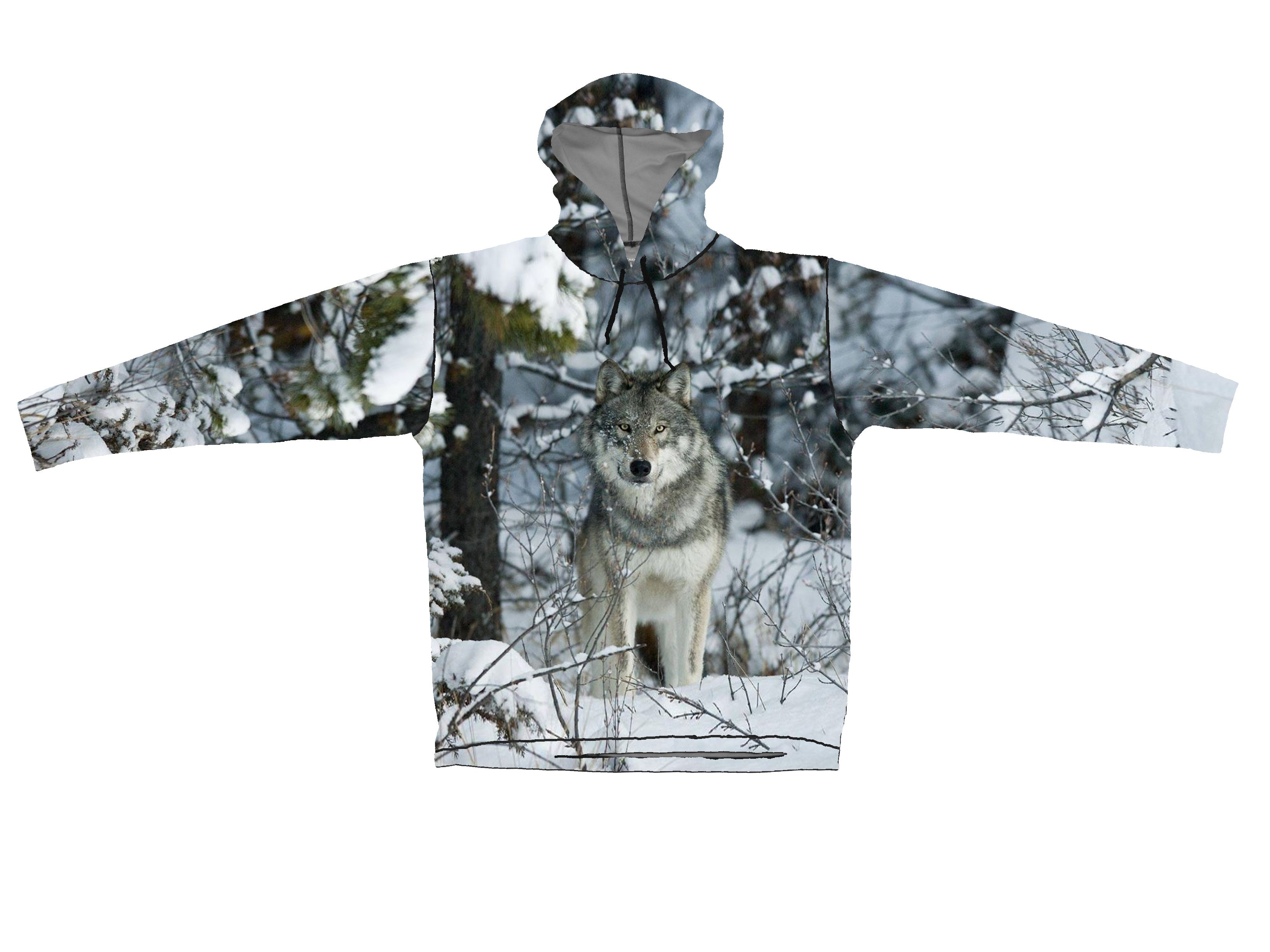 Wolf Sun Protective Wildlife Graphic Hoodie - OVERLANDERS Outfitter