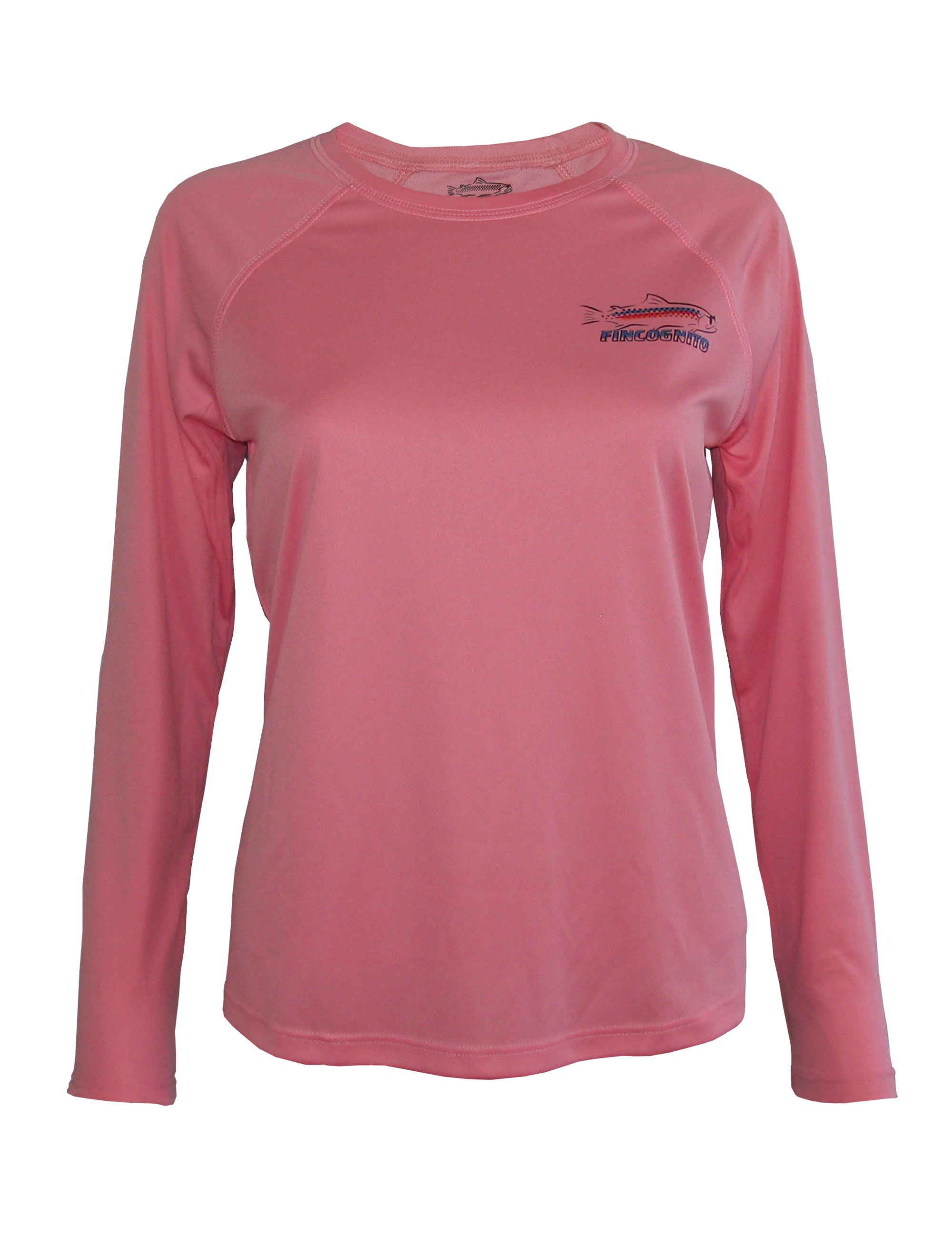 Women's Sun Protective Fishing Shirt Pretty Pink/Rainbow Reflections - OVERLANDERS Outfitter