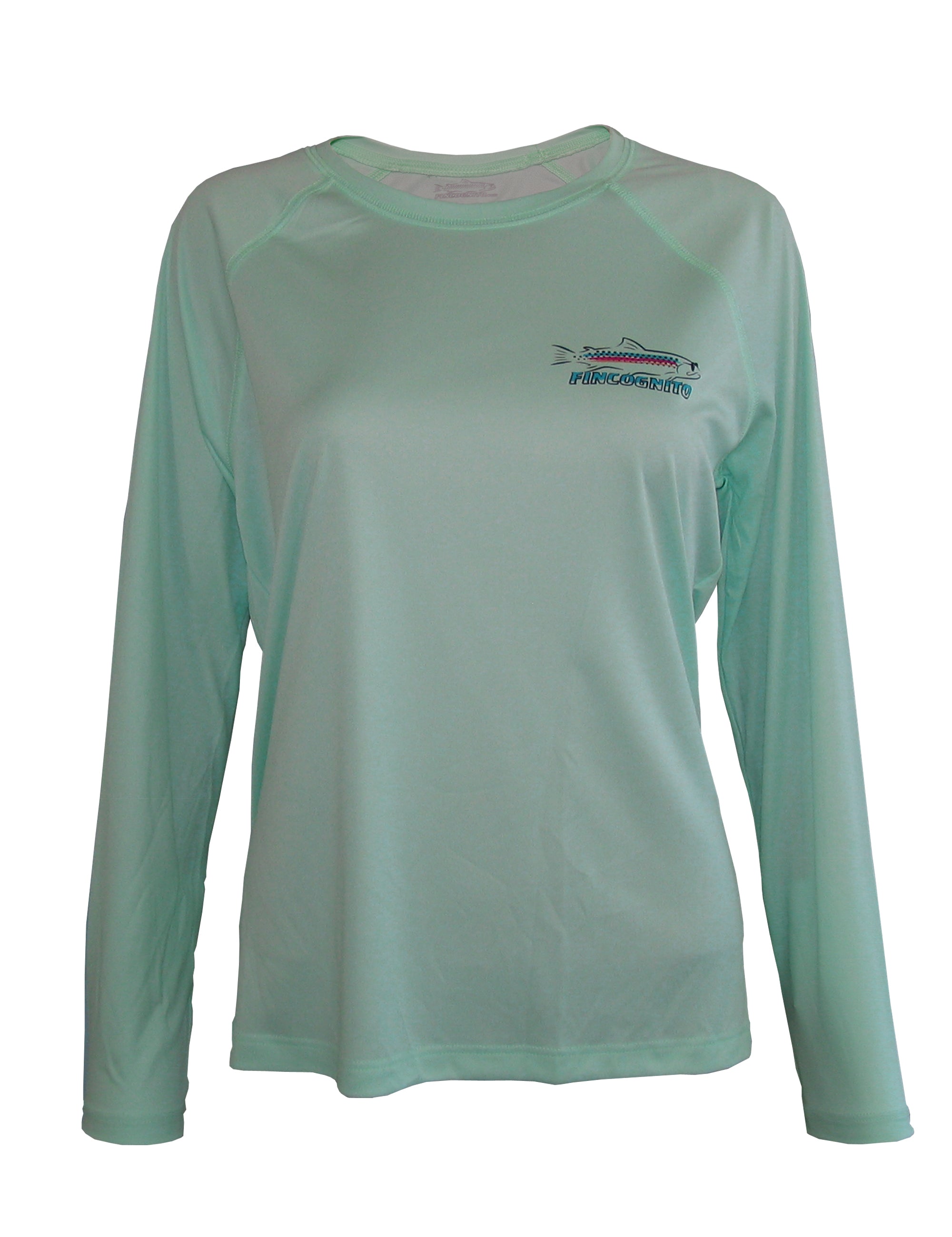 Women's Sun Protective Fishing Shirt Seafoam Green/Bonefish - OVERLANDERS Outfitter
