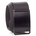 GRIP6 Tactical Ninja Belt, 1.75-inch wide, black nylon belt with durable buckle, designed for outdoor and tactical use.