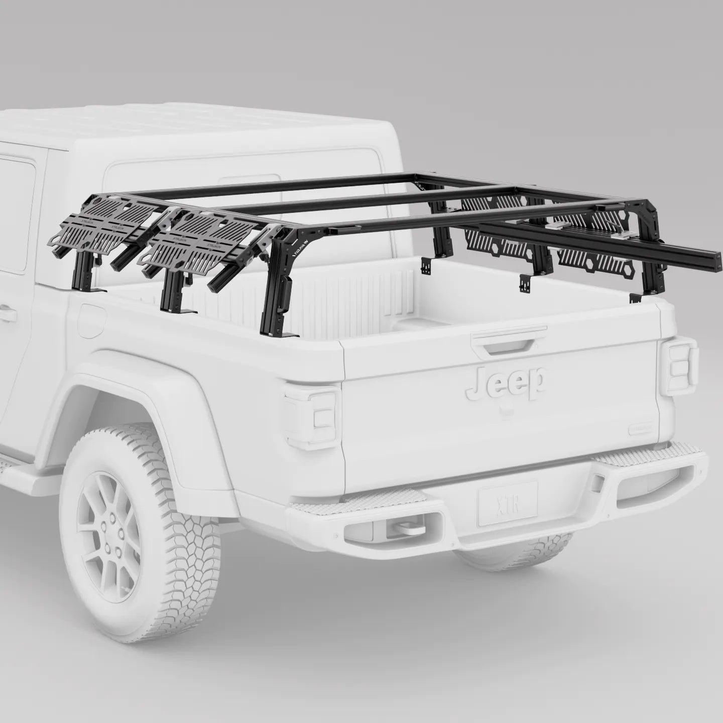 Jeep Gladiator Truck Bed Rack | XTR3 Popular Builds + MOLLE Packages - OVERLANDERS Outfitter