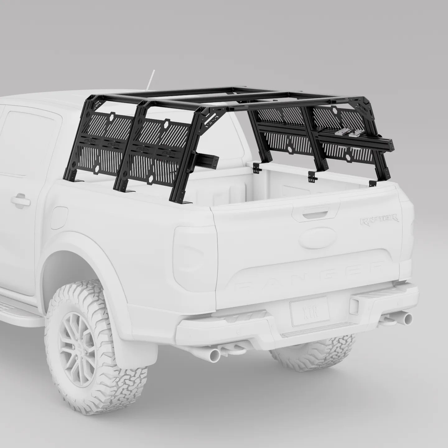 Ford Ranger Pickup Truck Pre-configured XTR3 Bed Rack + MOLLE Packages - OVERLANDERS Outfitter
