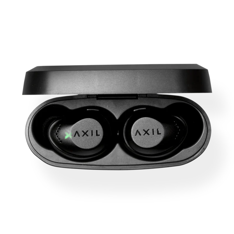 XCOR Bluetooth earbuds by HCC Tactical designed for hearing protection and communication in various environments.