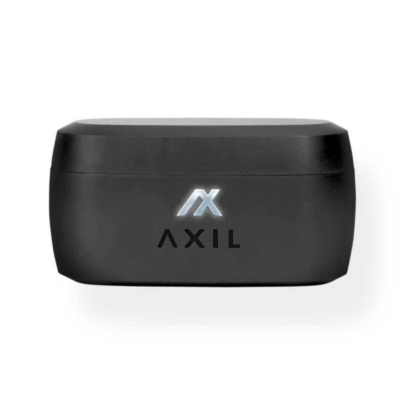 HCC Tactical XCOR Bluetooth earbuds designed for hearing protection and communication, showcasing sleek design and fit.