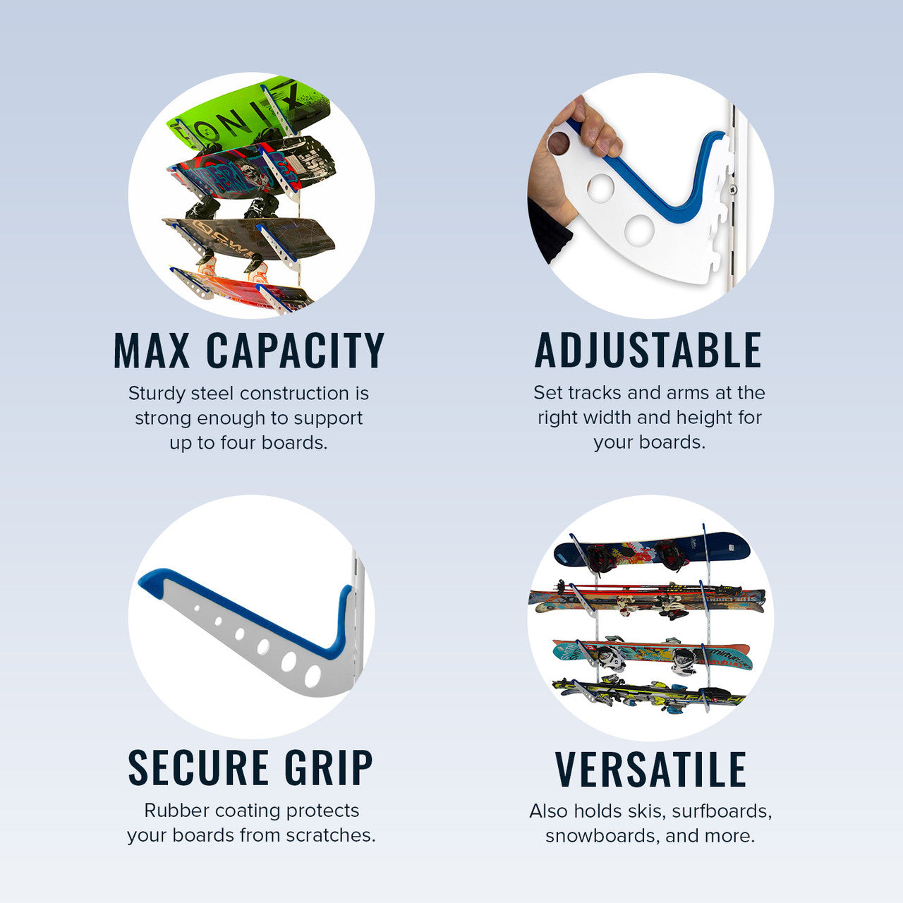 Wakeboard Rack | Adjustable Storage XSR | 4 Level - OVERLANDERS Outfitter