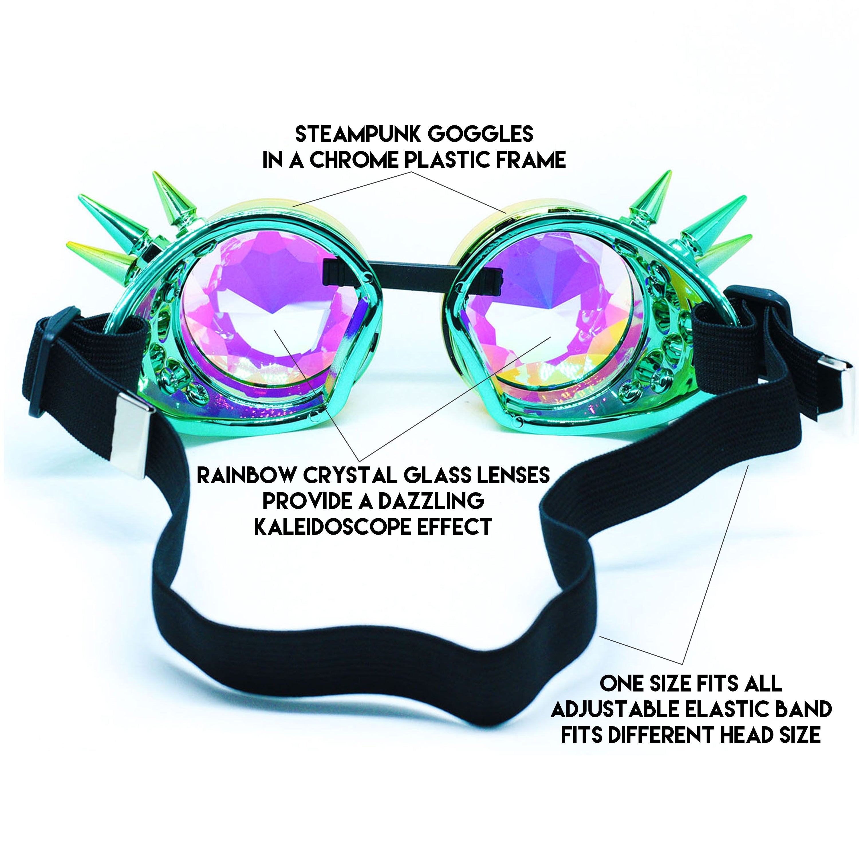 Steampunk Goggles and Kaleidoscope Glasses - OVERLANDERS Outfitter