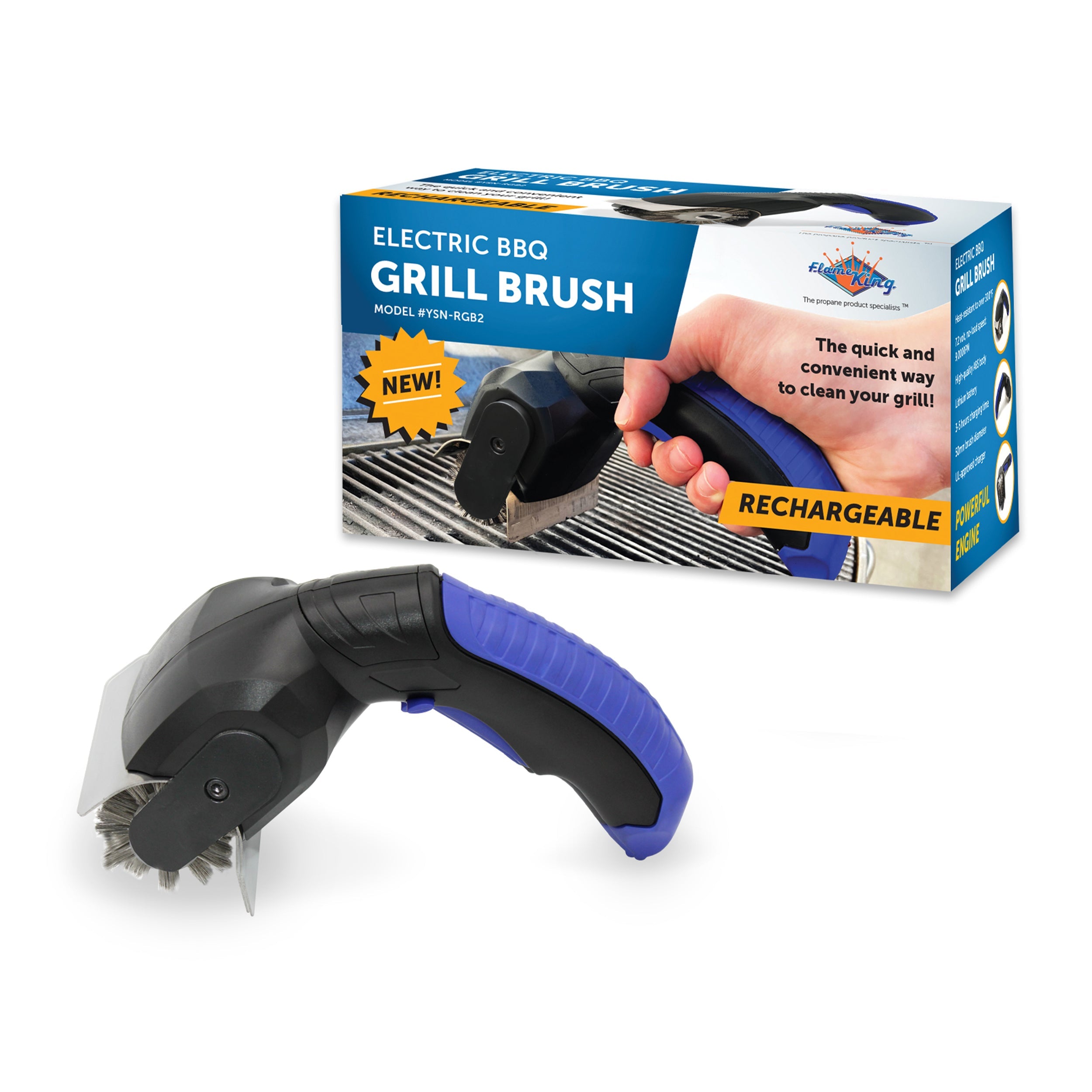 Flame King Electric BBQ Grill Cleaning Brush - We The Collective