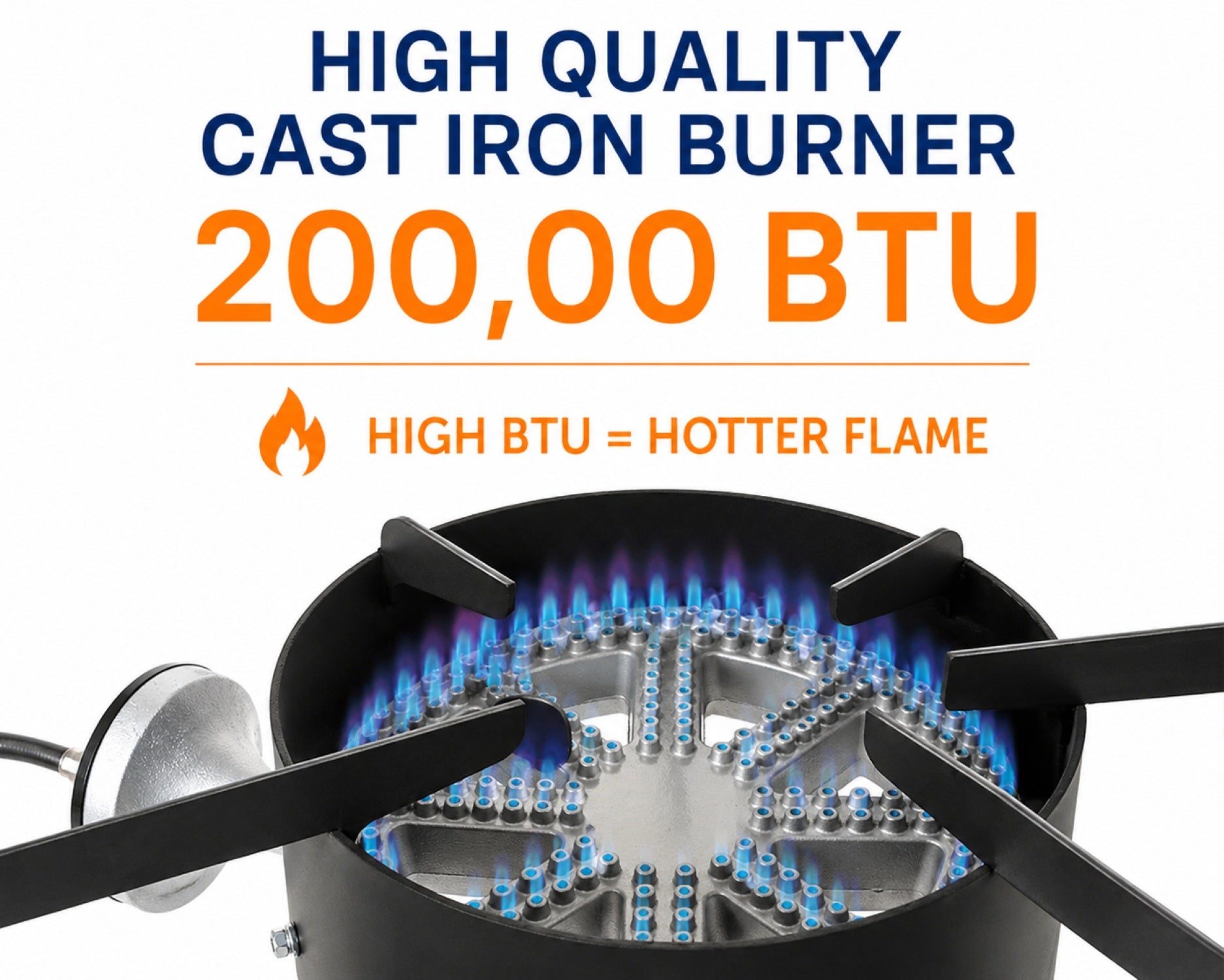Flame King Heavy Duty 200,000 BTU Propane Gas Single Burner Cooker - OVERLANDERS Outfitter