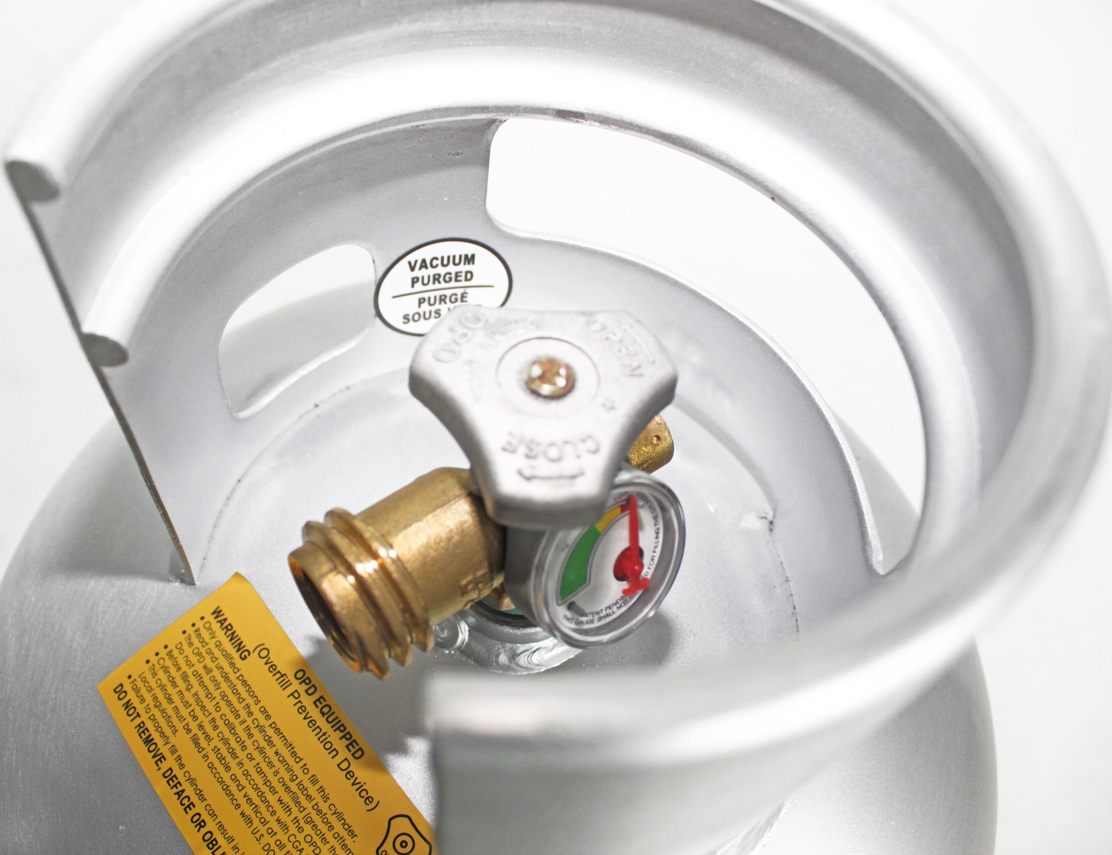 Flame King Lightweight 20lb Aluminum Propane Tank LP Cylinder with OPD & Gauge - We The Collective
