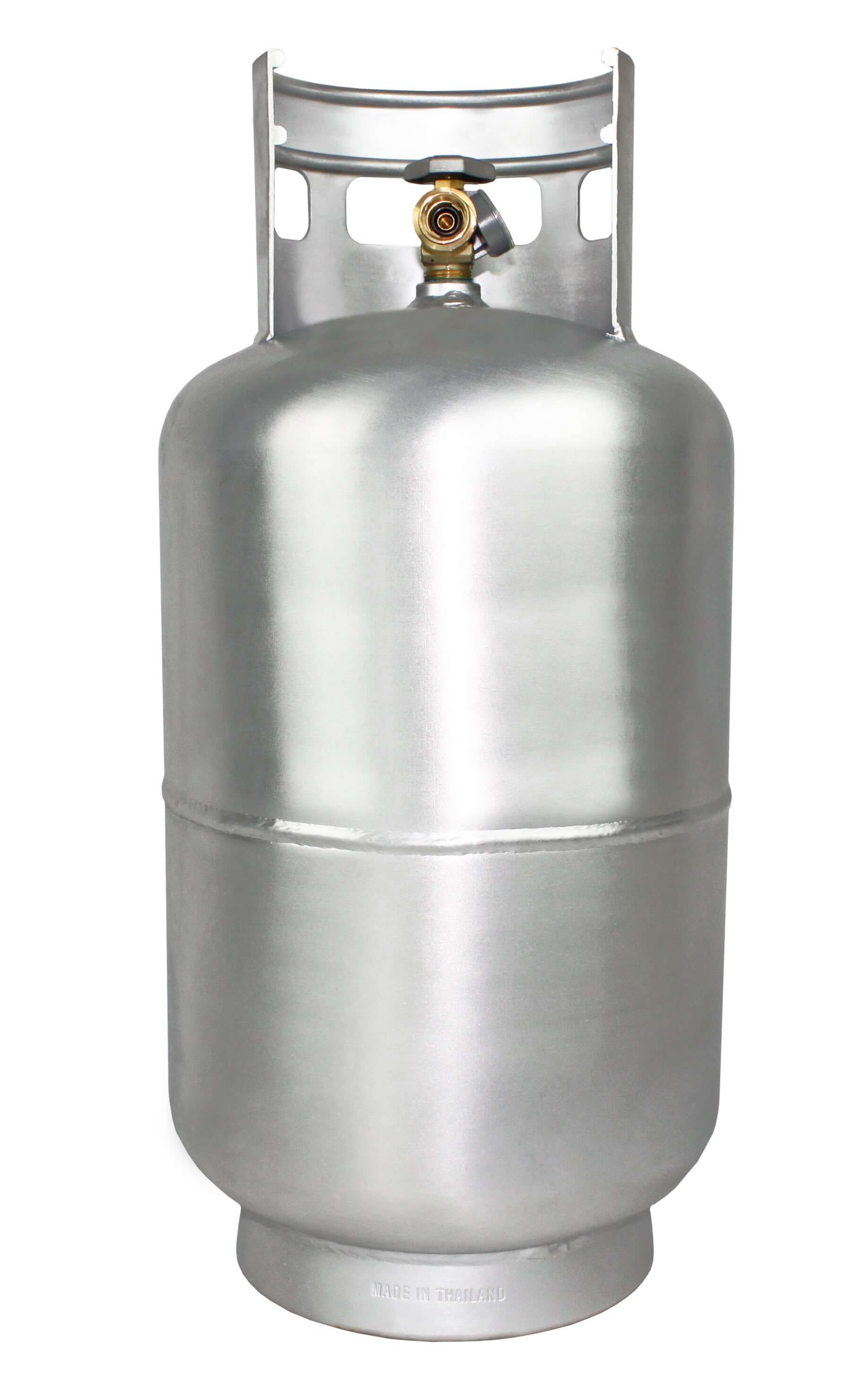Flame King Lightweight 30lb Aluminum Propane Tank Cylinder Gauge and OPD Valve - We The Collective