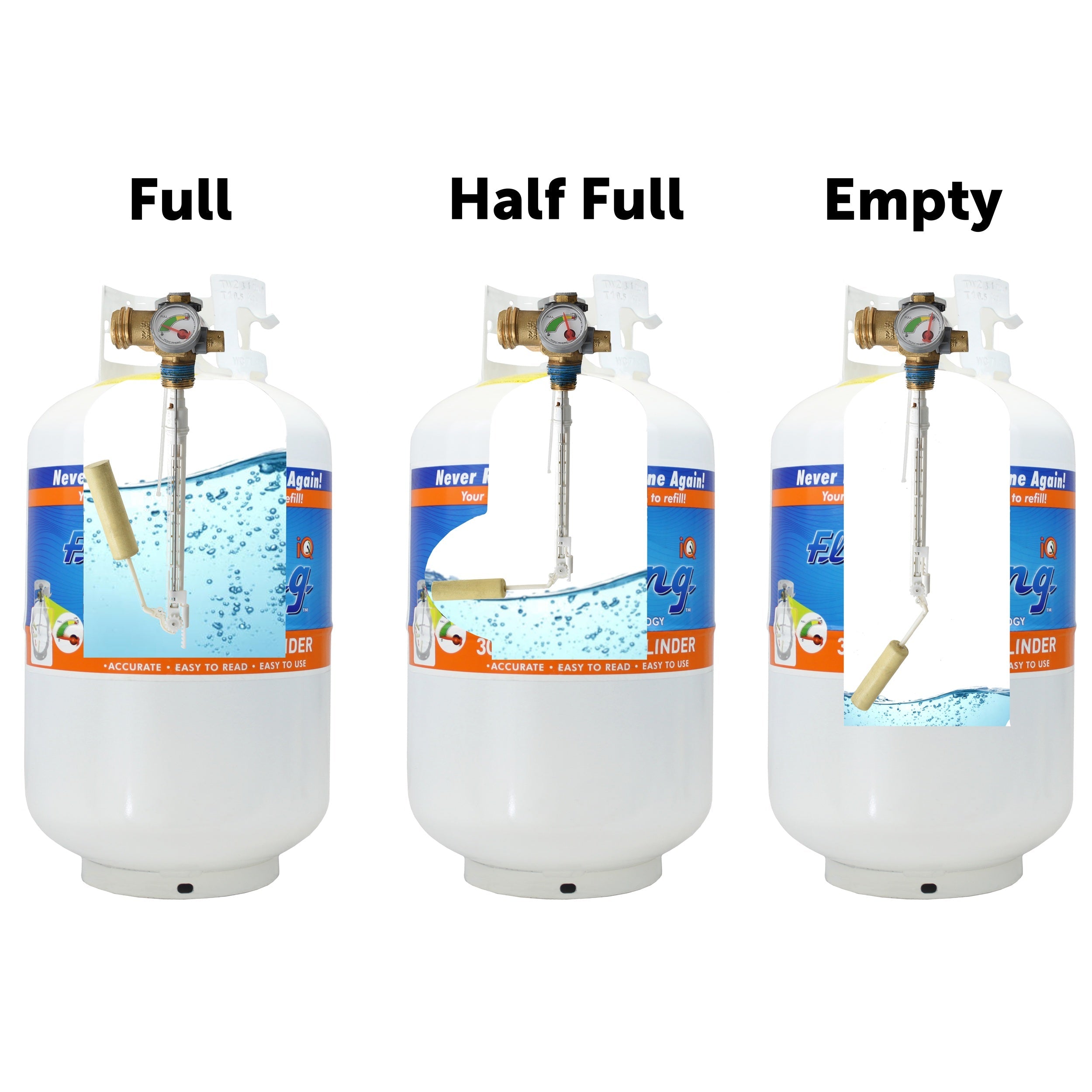 Flame King 30lb Propane Tank LP Cylinder with OPD & Gauge - We The Collective