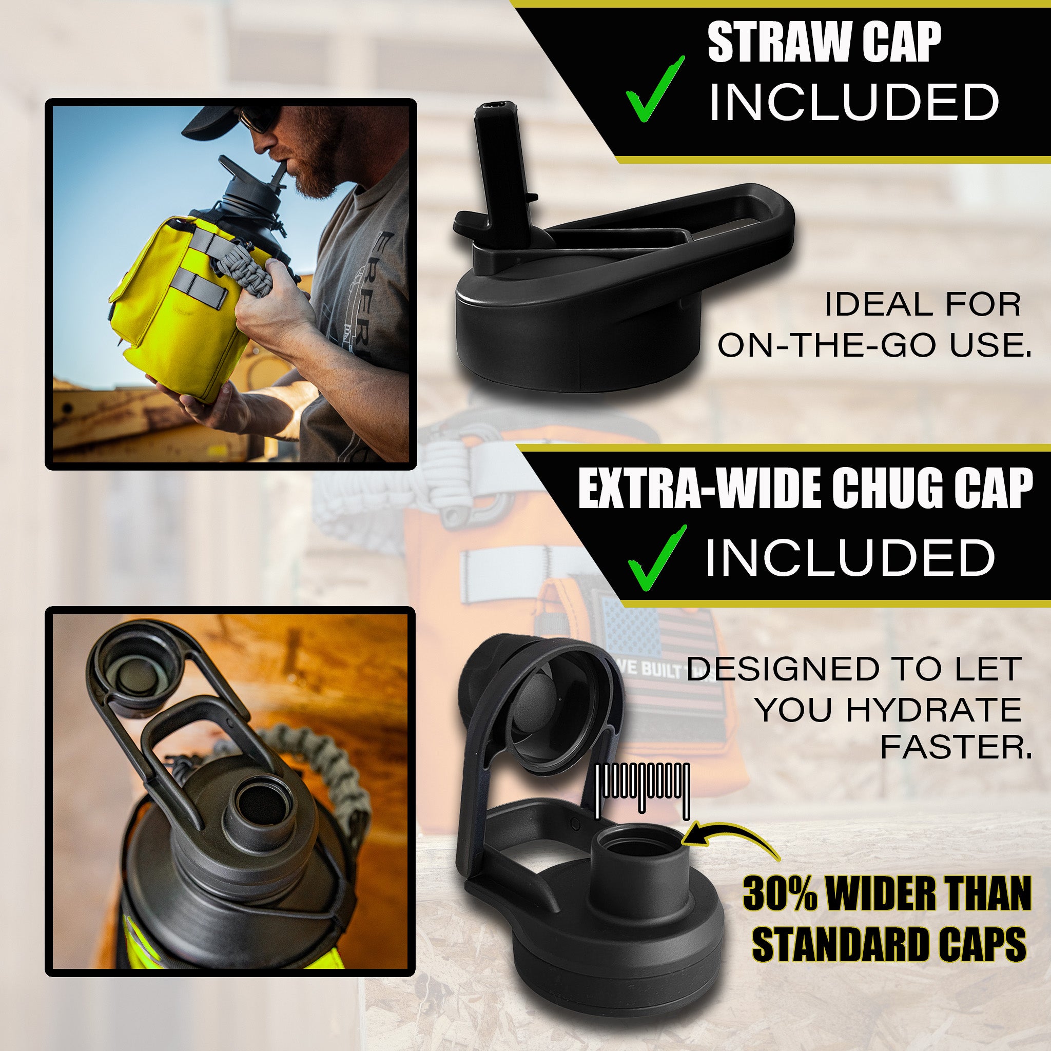 64oz Iron Workforce Bottles - We The Collective
