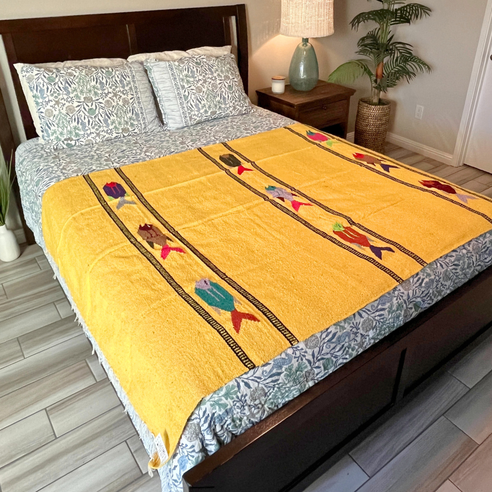 Yellow Baja Fish Blanket - OVERLANDERS Outfitter