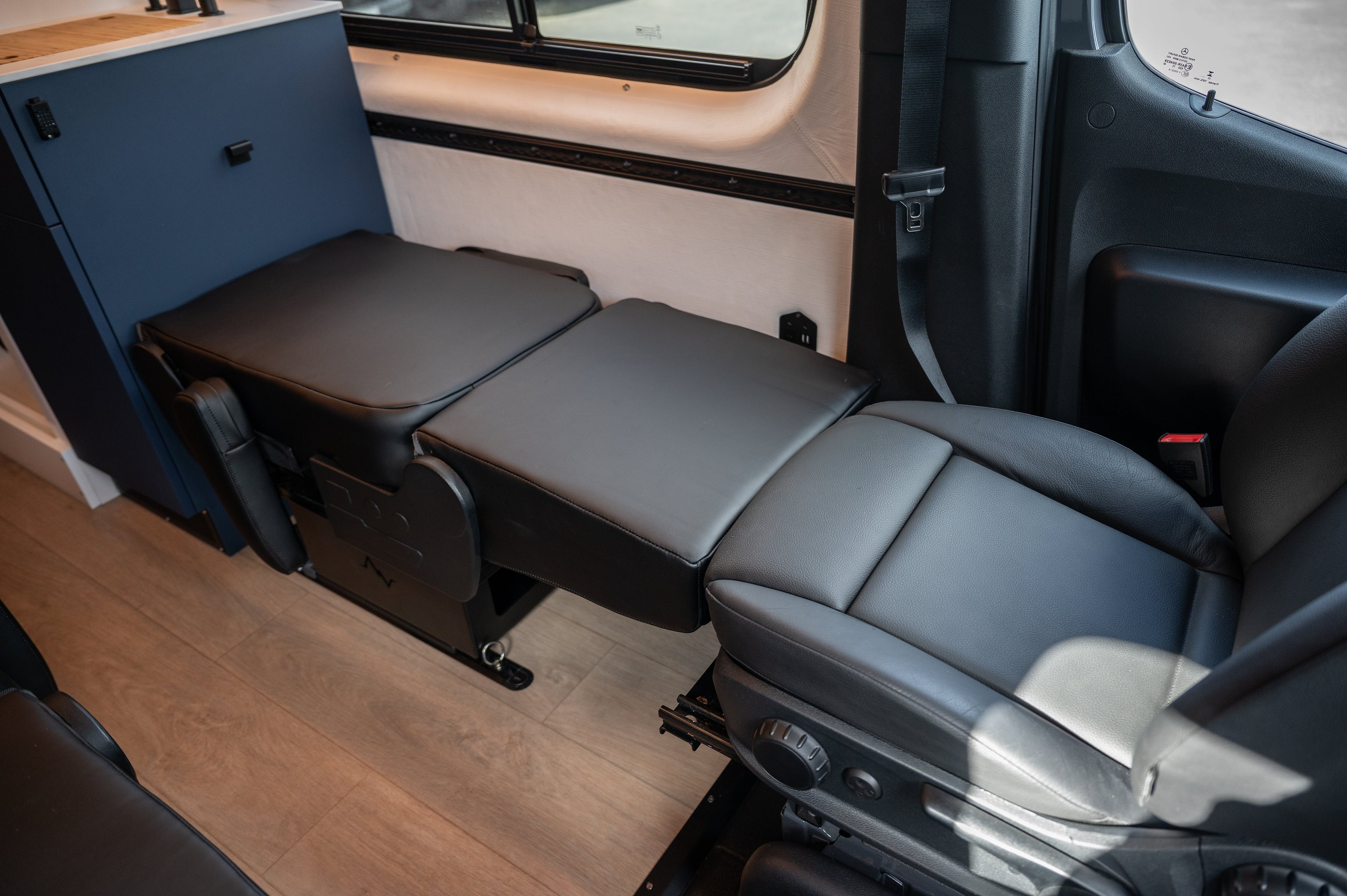 Dual-Fold Single Bench-To-Bed Seat - OVERLANDERS Outfitter