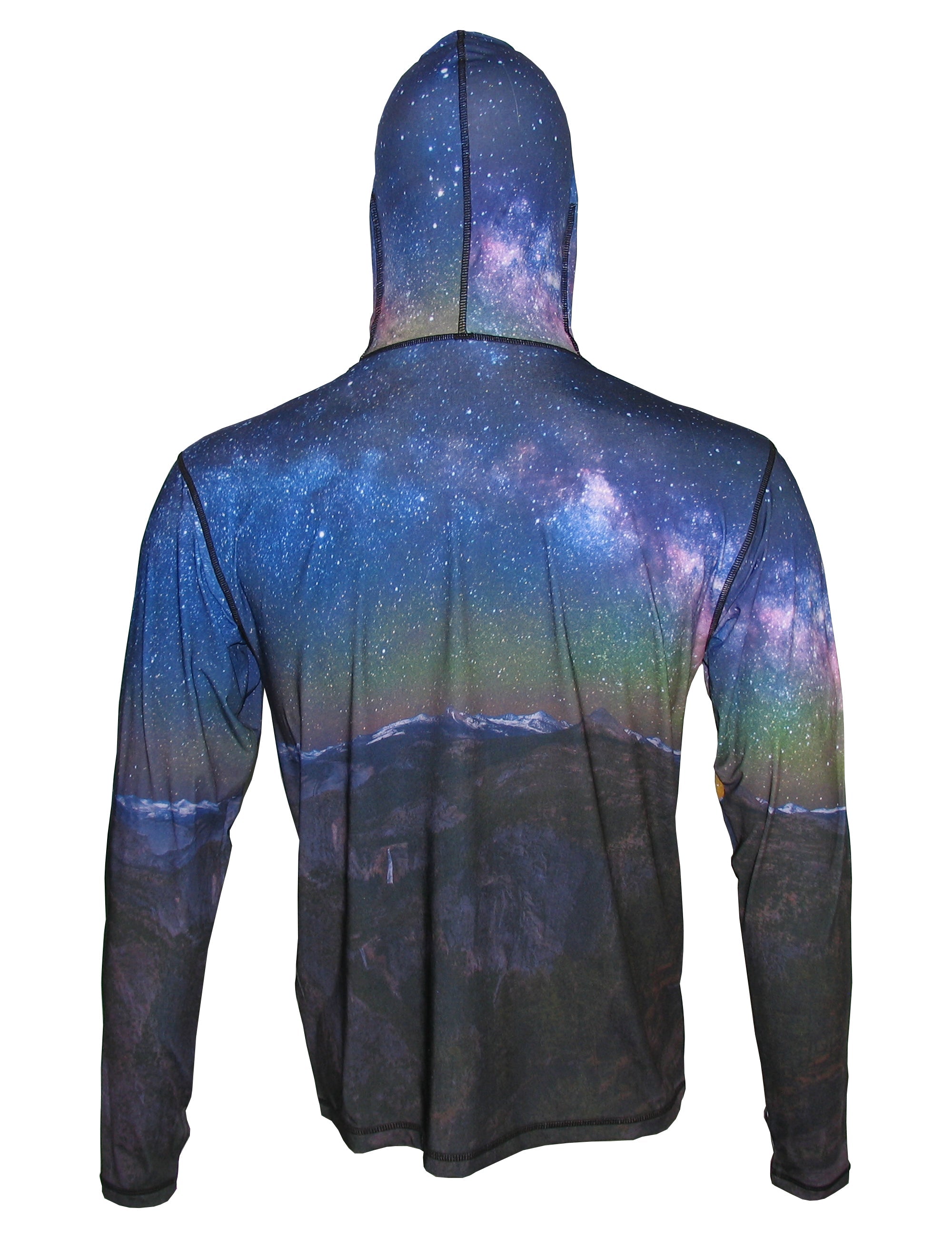 Yosemite Sun Protective Wildlife Graphic Hoodie by Cognito Brands, Inc. featuring a nature-inspired wildlife design on the back.