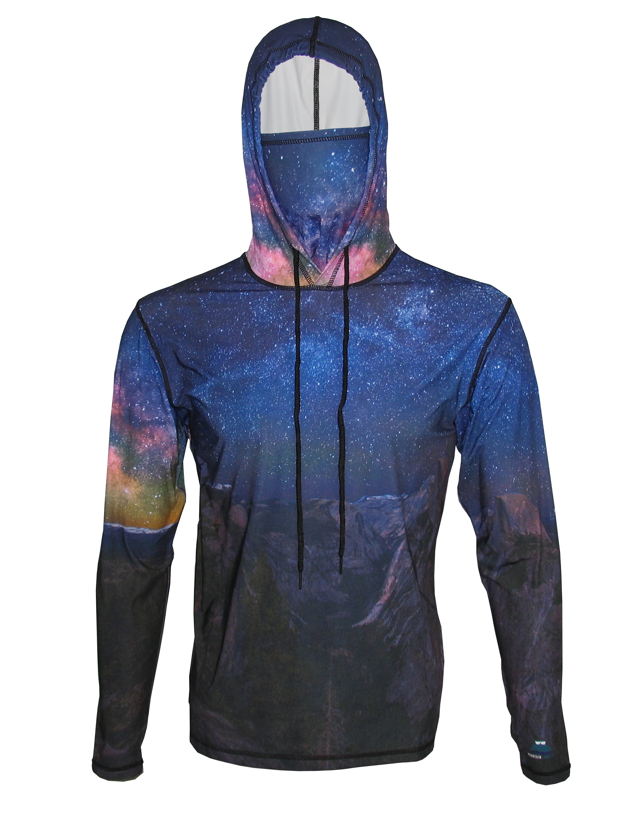 Yosemite Sun Protective Wildlife graphic hoodie by Cognito Brands, Inc. featuring outdoor scene and sun protection design.