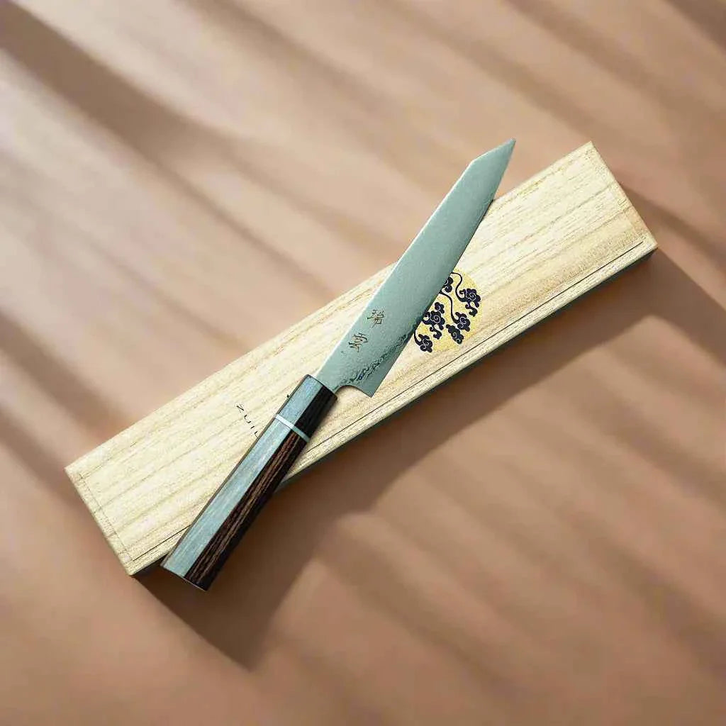 ZUIUN Japan | Handmade Petty Knife Damascus Steel 150mm - OVERLANDERS Outfitter