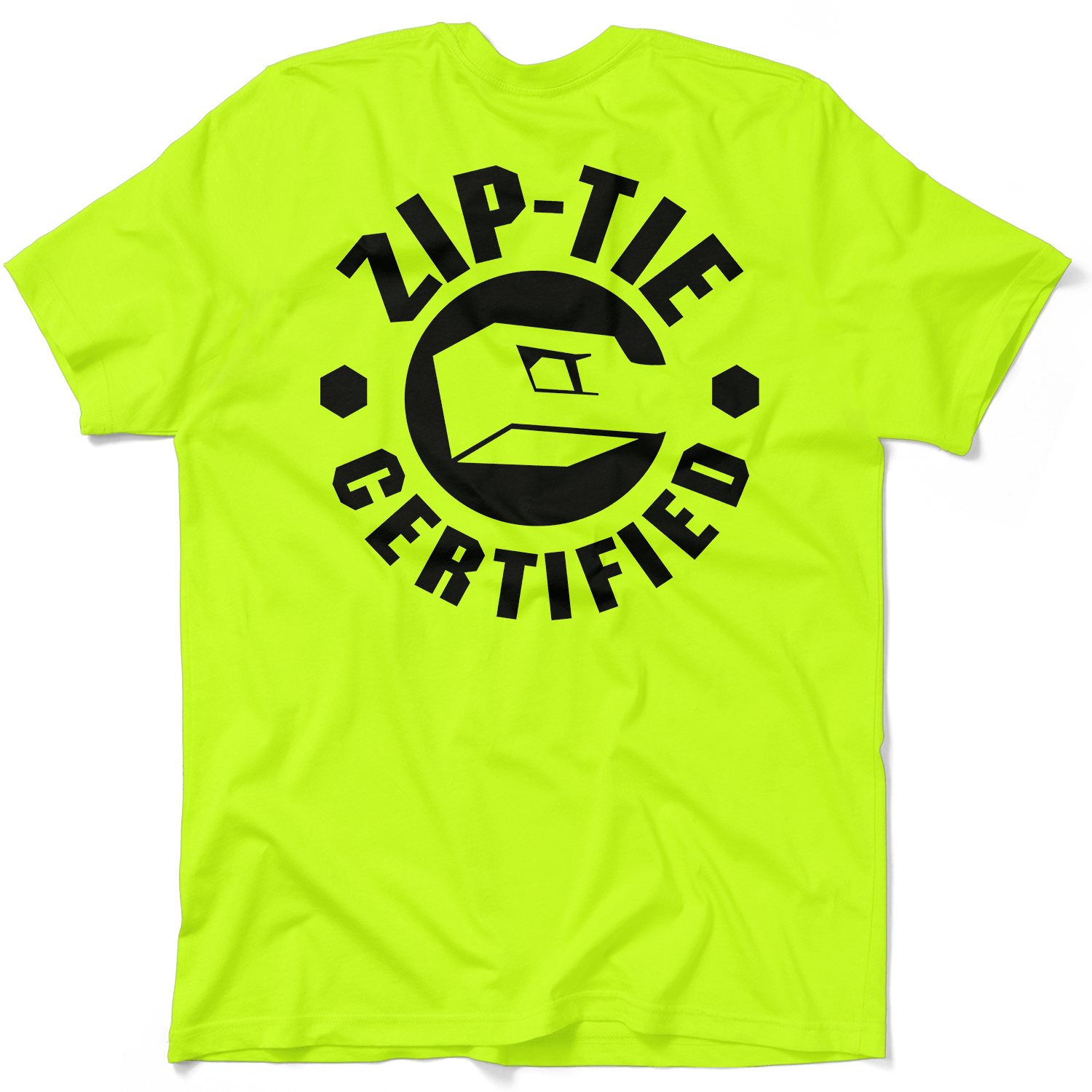 Zip Tie - Safety Yellow T-Shirt - OVERLANDERS Outfitter