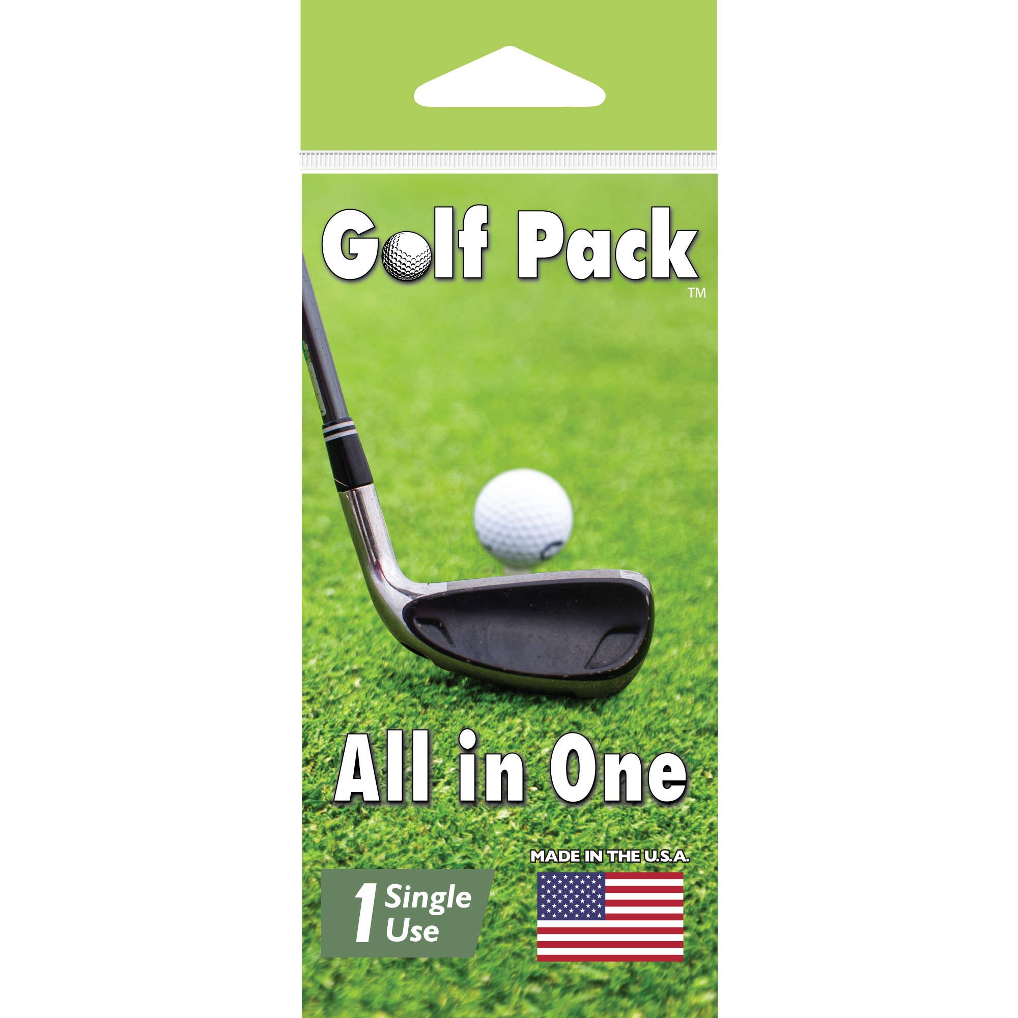 Alpenglow Readiness Supply golf pack featuring durable fabric and multiple compartments for outdoor gear organization.