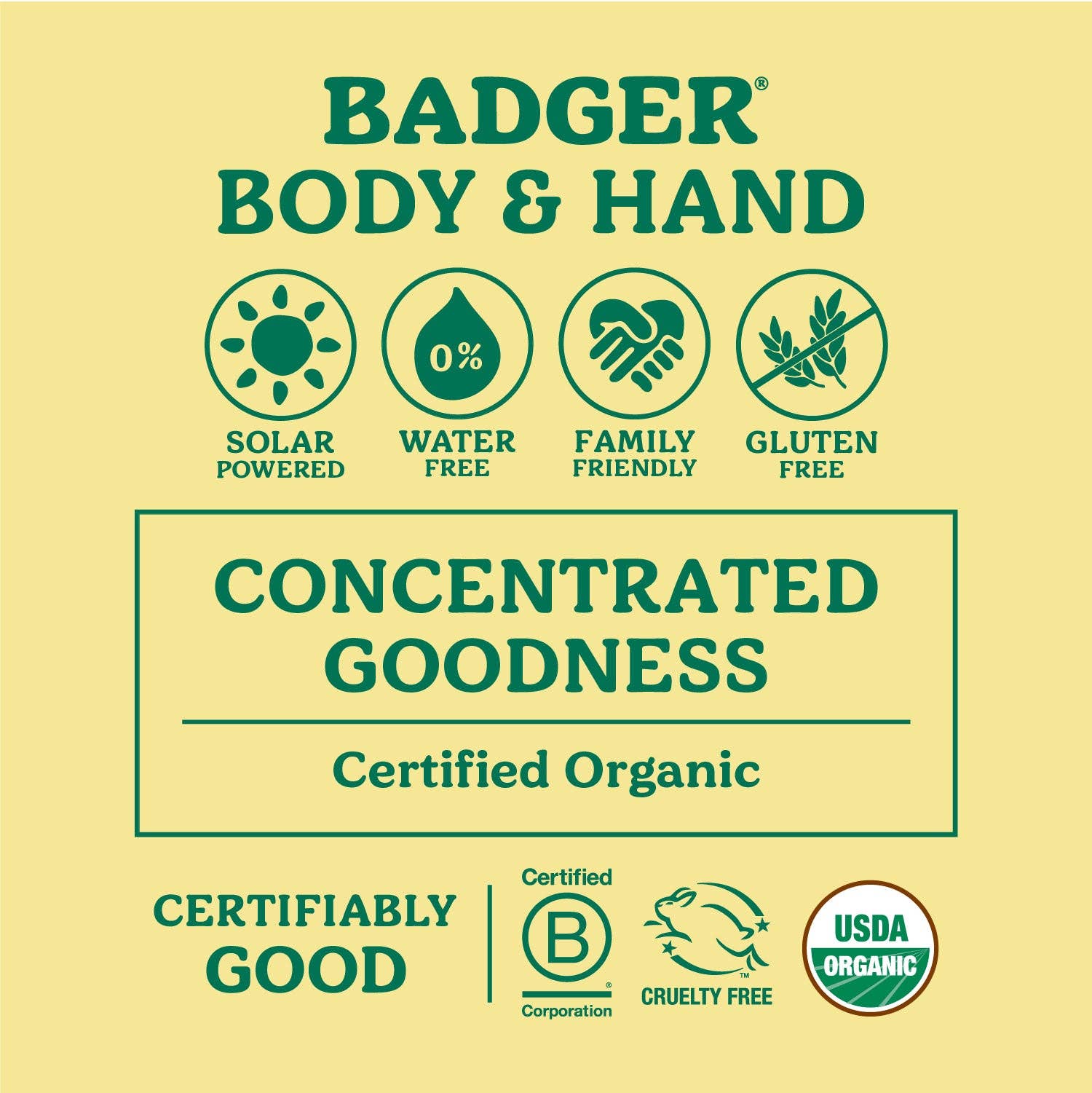 Slowly Badger Balm Unscented jar with a natural, minimalist label, showcasing a soothing, unscented balm for skin care.