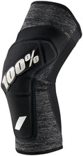 Gray Ridecamp Knee Guards by Gio's Outdoors, medium-sized body armor for knee protection, shown in the image.
