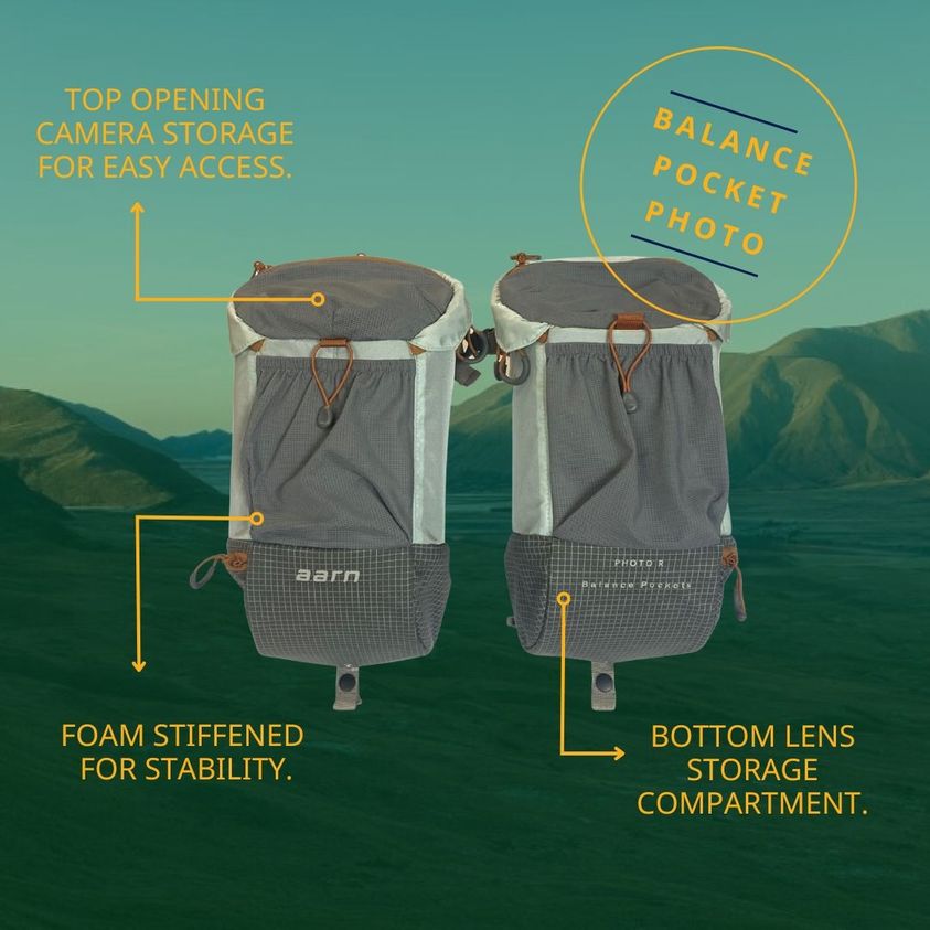 Aarn Photo Balance Pockets - Camera Gear Storage - We The Collective