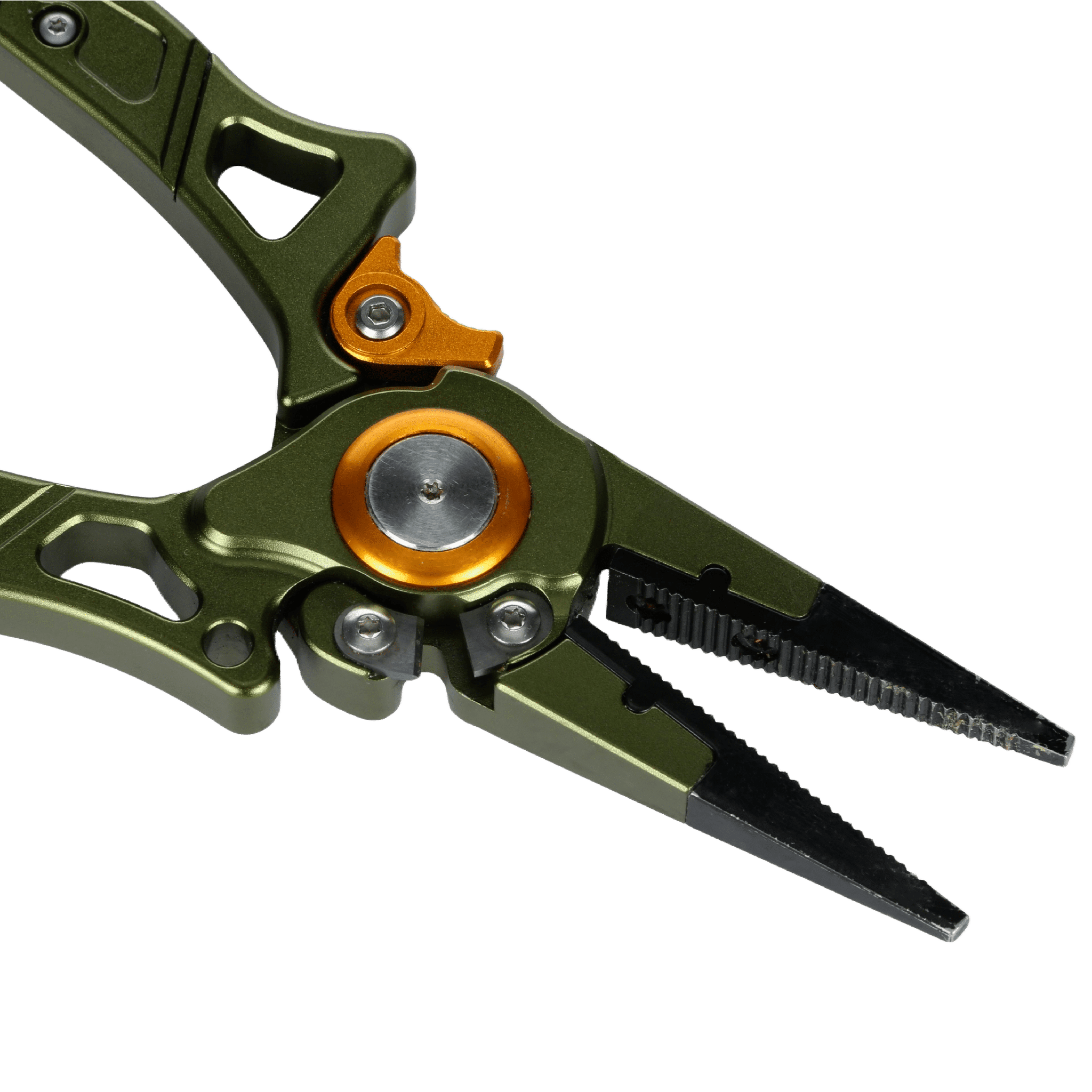 Line Cutterz Elite Pliers cutter tool with ergonomic handles and sharp cutting blades for fishing line or small rope cutting.
