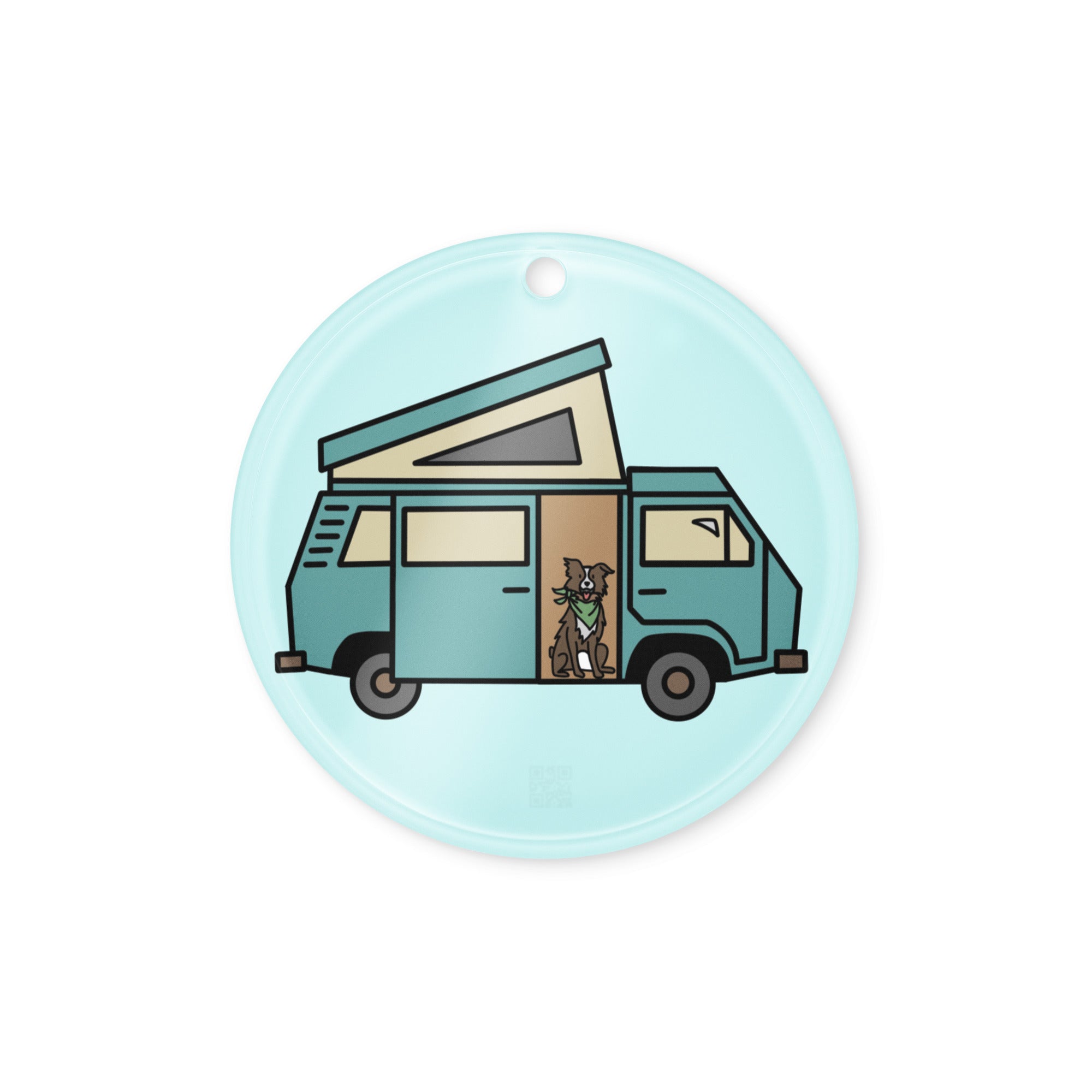 Dog in Van Acrylic Tree Ornament - OVERLANDERS Outfitter