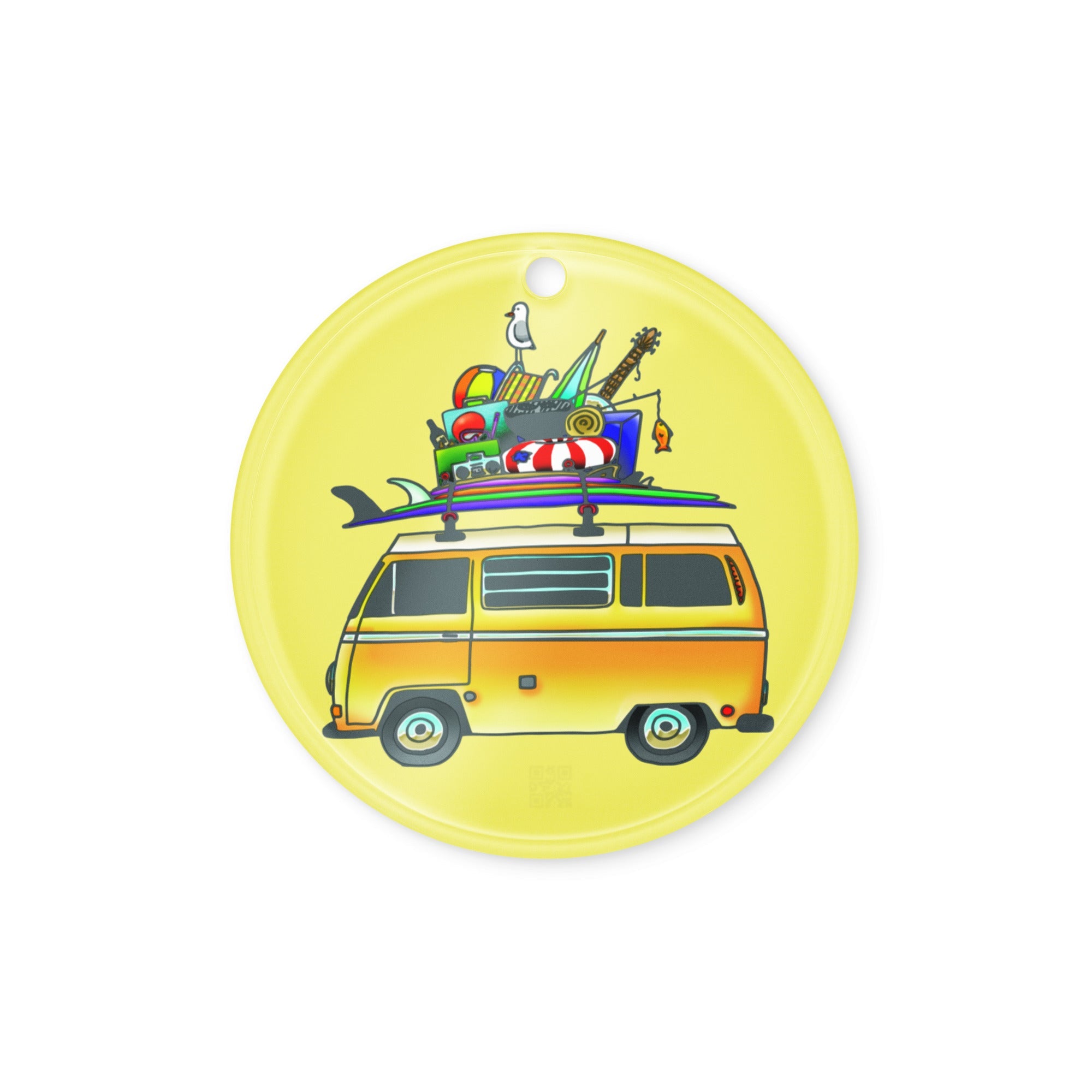 RAD Bus Acrylic Tree Ornament - OVERLANDERS Outfitter