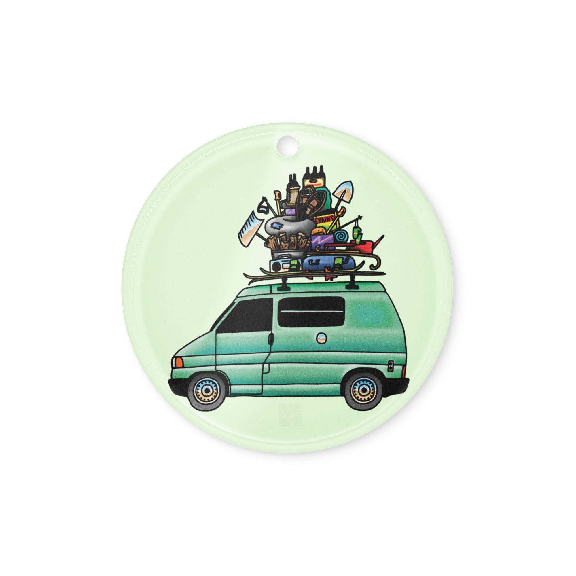 RAD Eurovan Acrylic Ornament - OVERLANDERS Outfitter