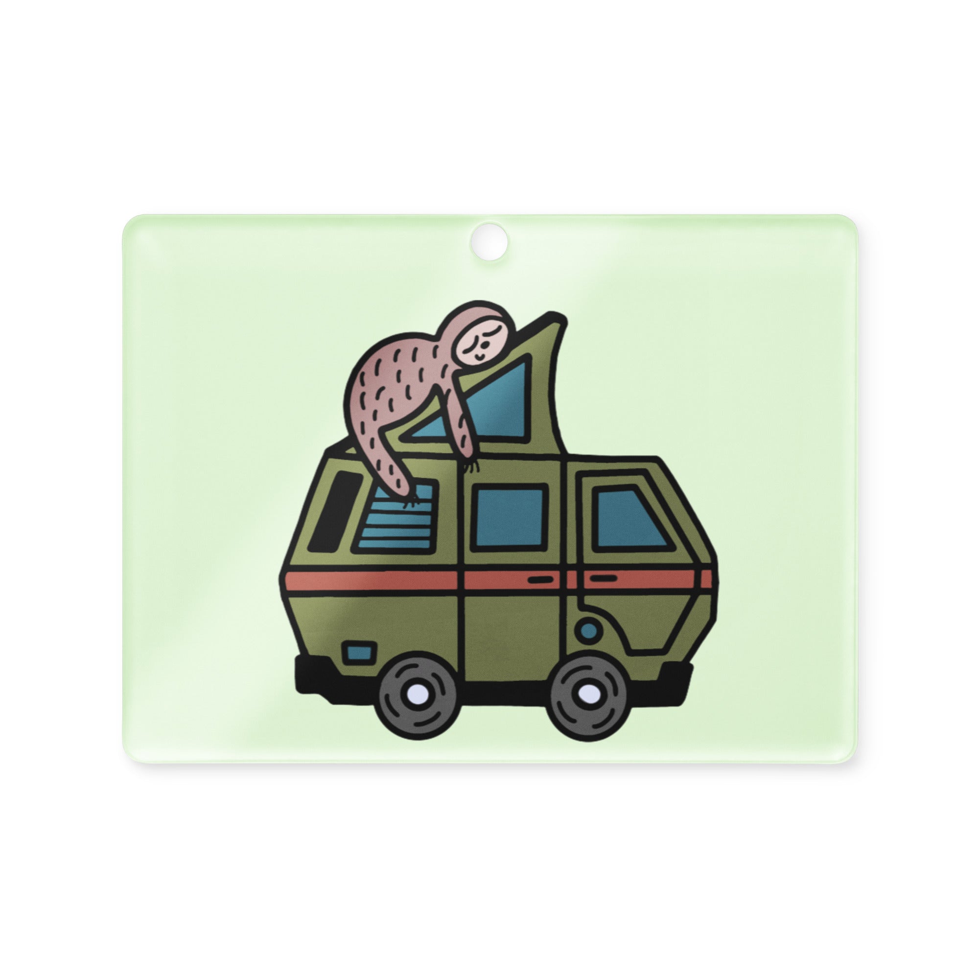 Stewie Sloth Acrylic Tree Ornament - OVERLANDERS Outfitter