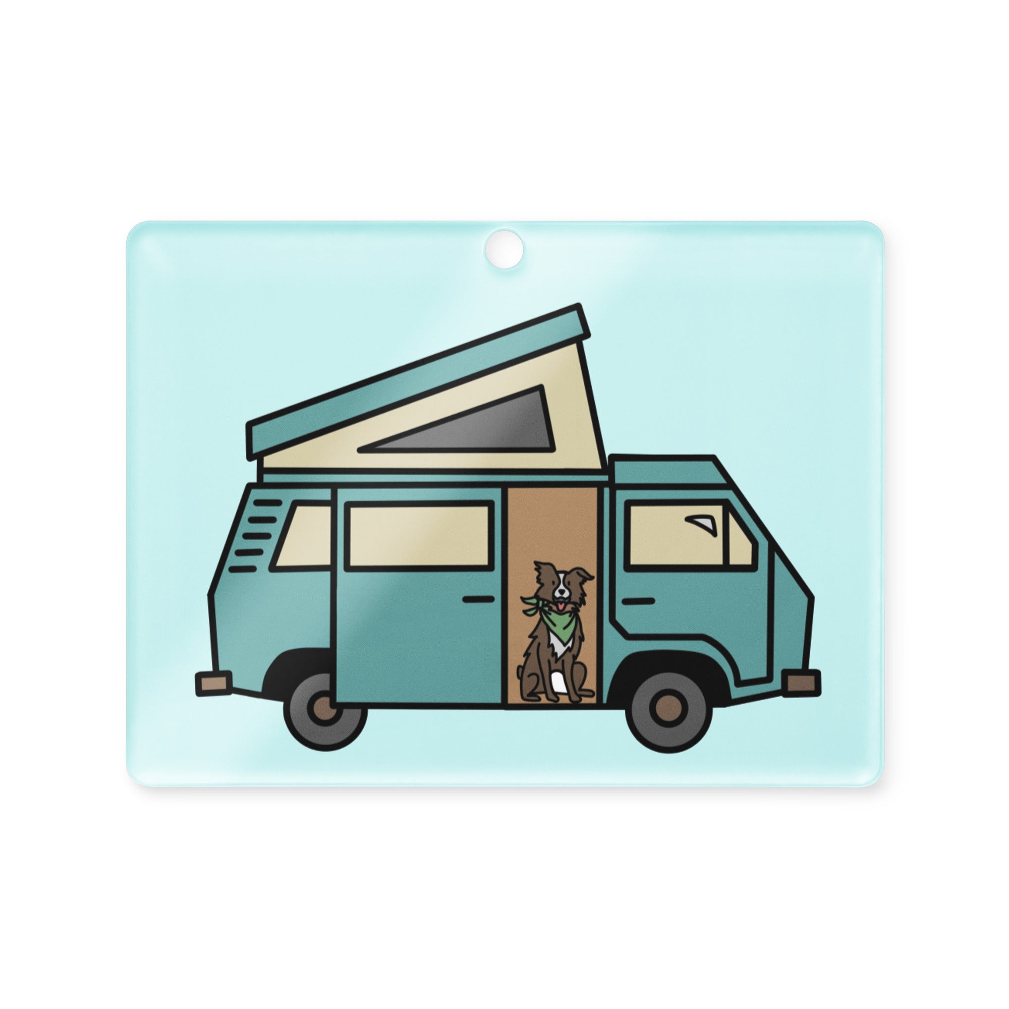 Dog in Van Acrylic Tree Ornament - OVERLANDERS Outfitter