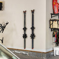Summit Clear Acrylic Ski Wall Rack | 2 Pack - OVERLANDERS Outfitter