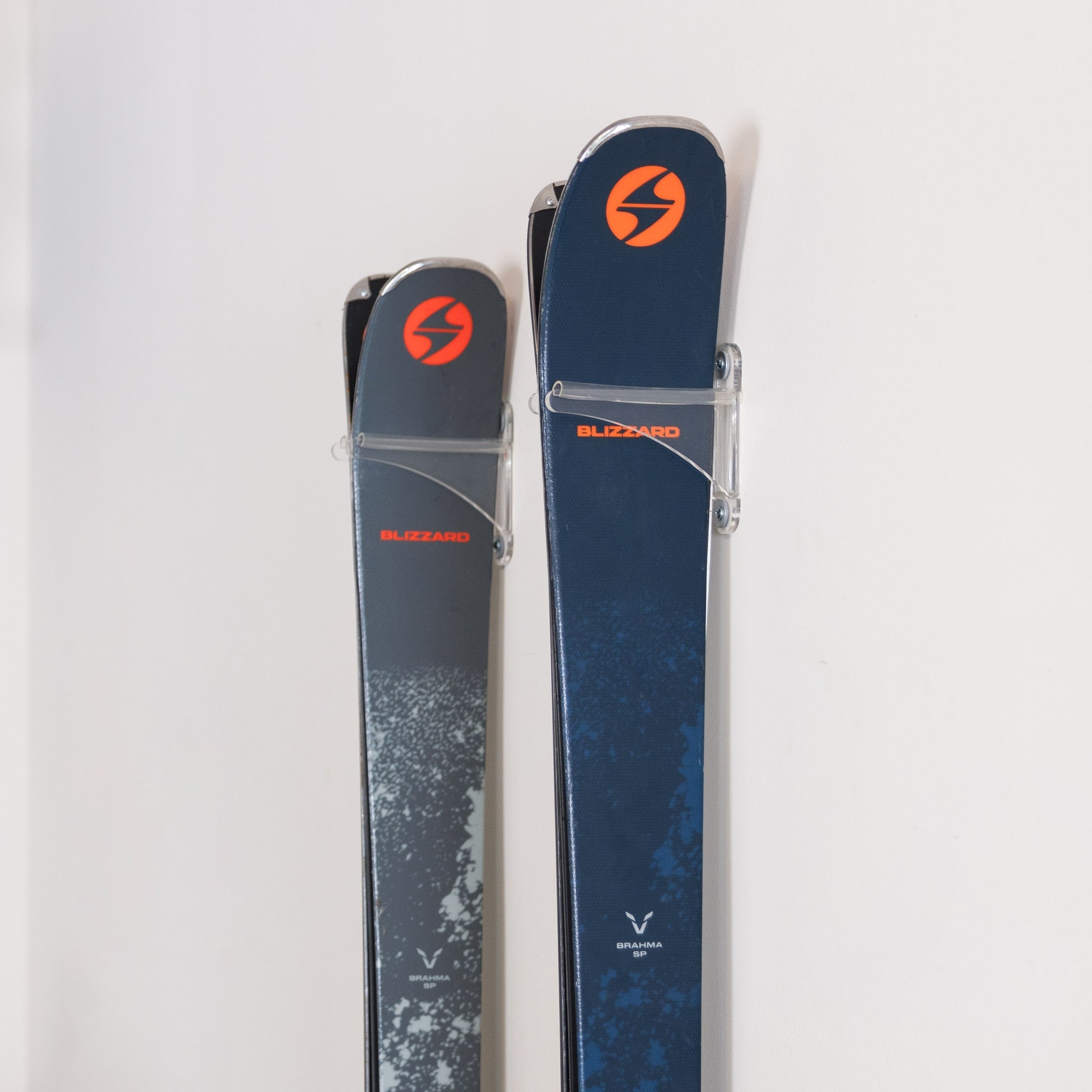 Summit Clear Acrylic Ski Wall Rack | 2 Pack - OVERLANDERS Outfitter