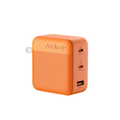 Jackery 102W GaN fast charger with three ports, compact design for efficient charging of devices.
